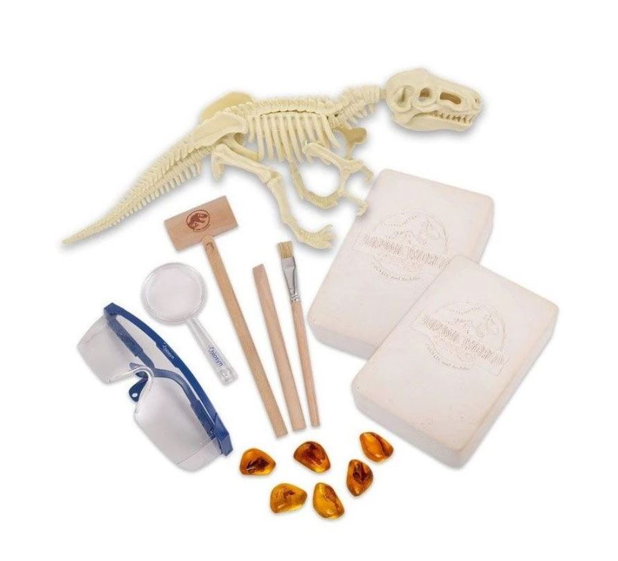 Jurassic World 2-in-1 Fun: Dinosaur & Amber Fossil Dig Set
