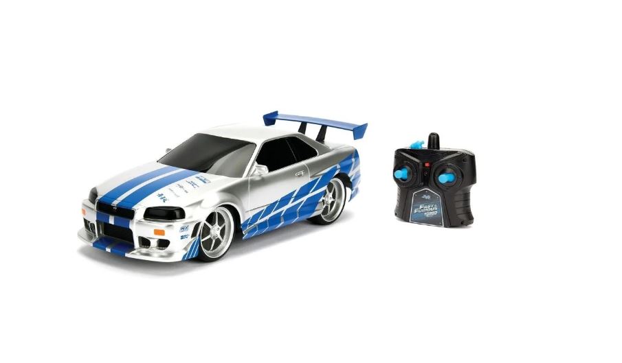 Hot Sale! Jada Fast & Furious Remote - Controlled Brian's Nissan Skyline GT - R 1:16 Scale