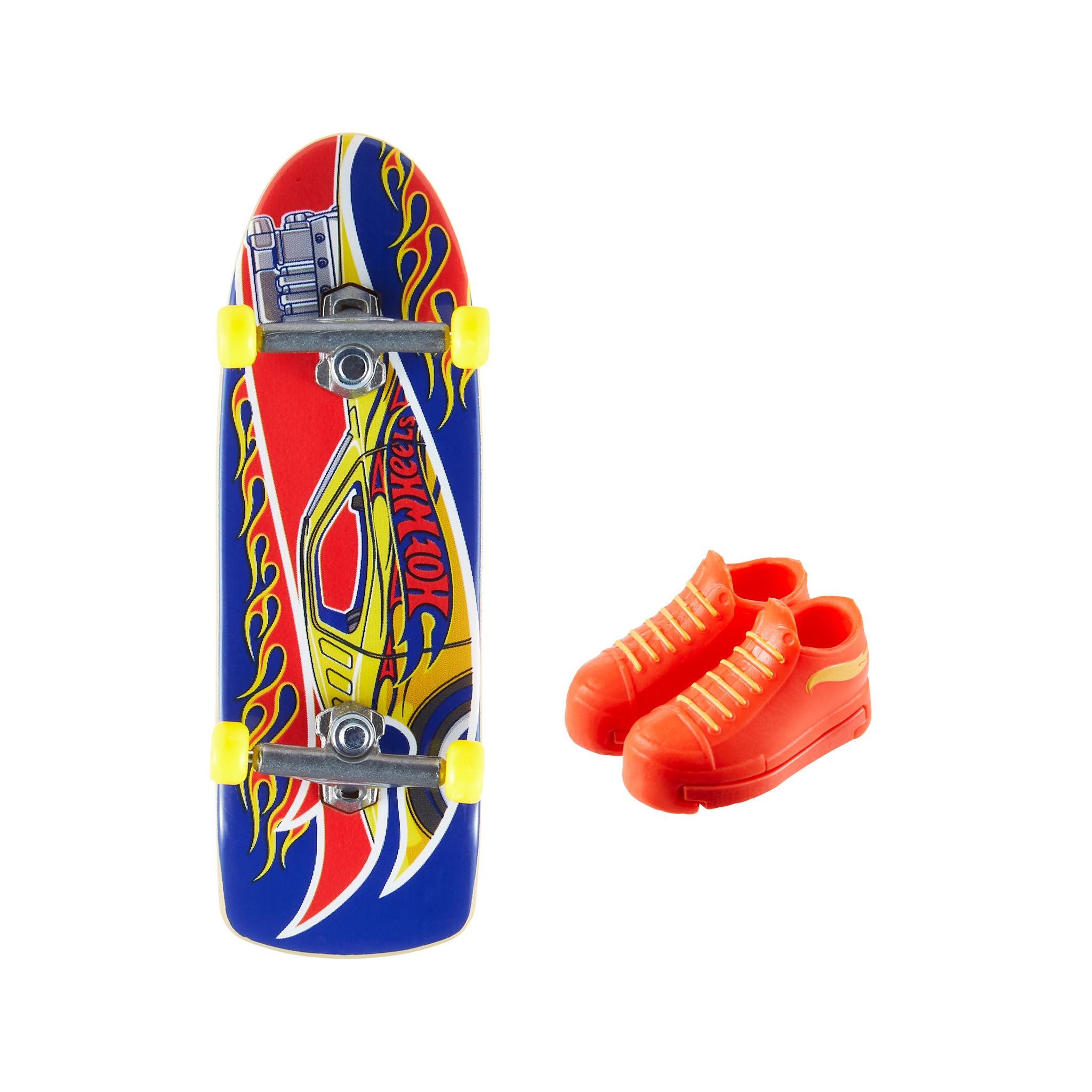 Hot Wheels Skate Fingerboard Single Pack - Exclusive HW Undisputed 3/4 Flame Tamer, Great Deal!