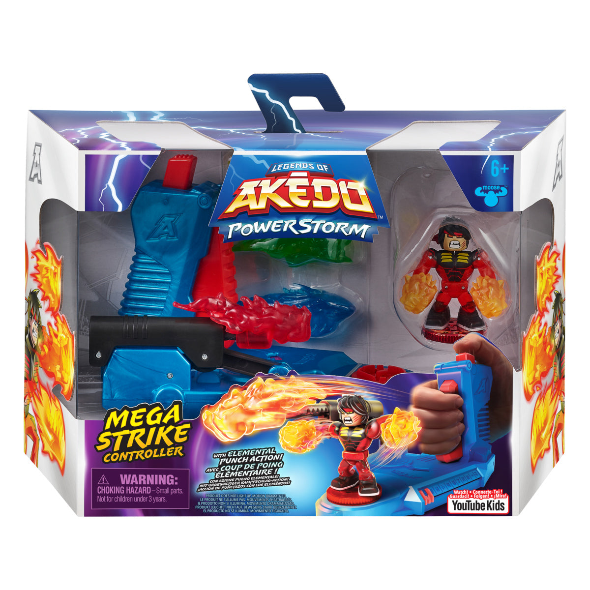 Hot Deal! Akedo Power Storm Mega Strike Battle Controller with Exclusive Figure