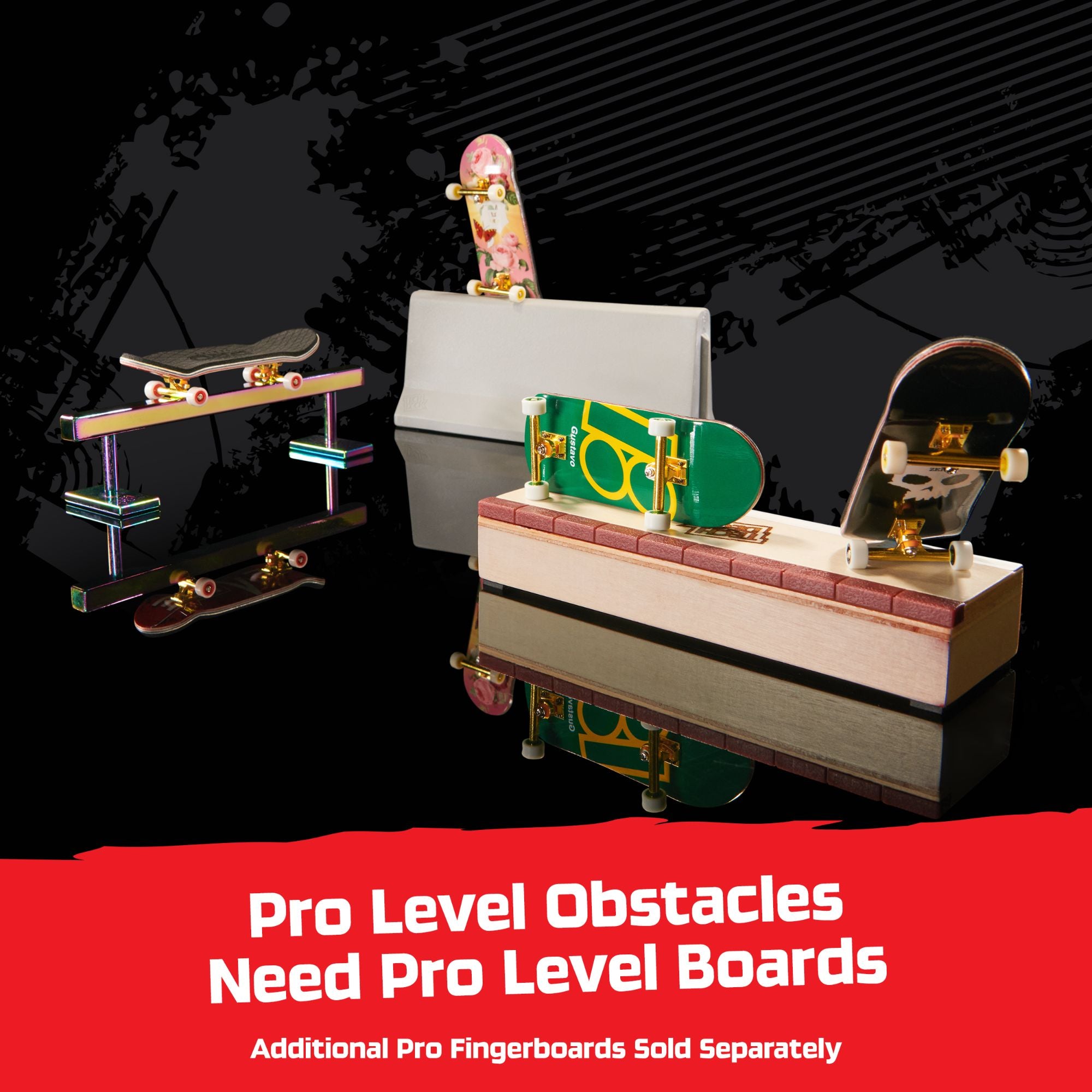 Tech Deck Pro Series Daily Grind Pack - Premium Obstacle Set
