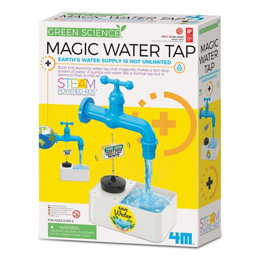 4M's Cool Green Science Magic Floating Water Tap - Ideal for Kids!