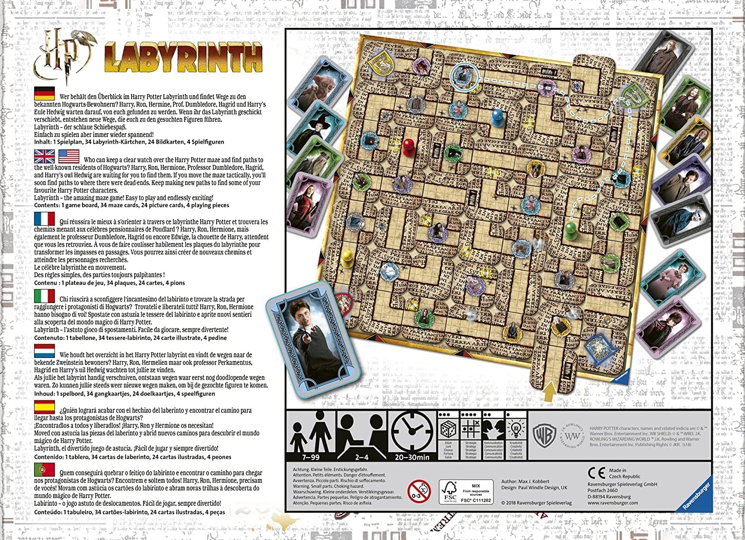 Get Addicted! Ravensburger Harry Potter Labyrinth Board Game for Family Fun