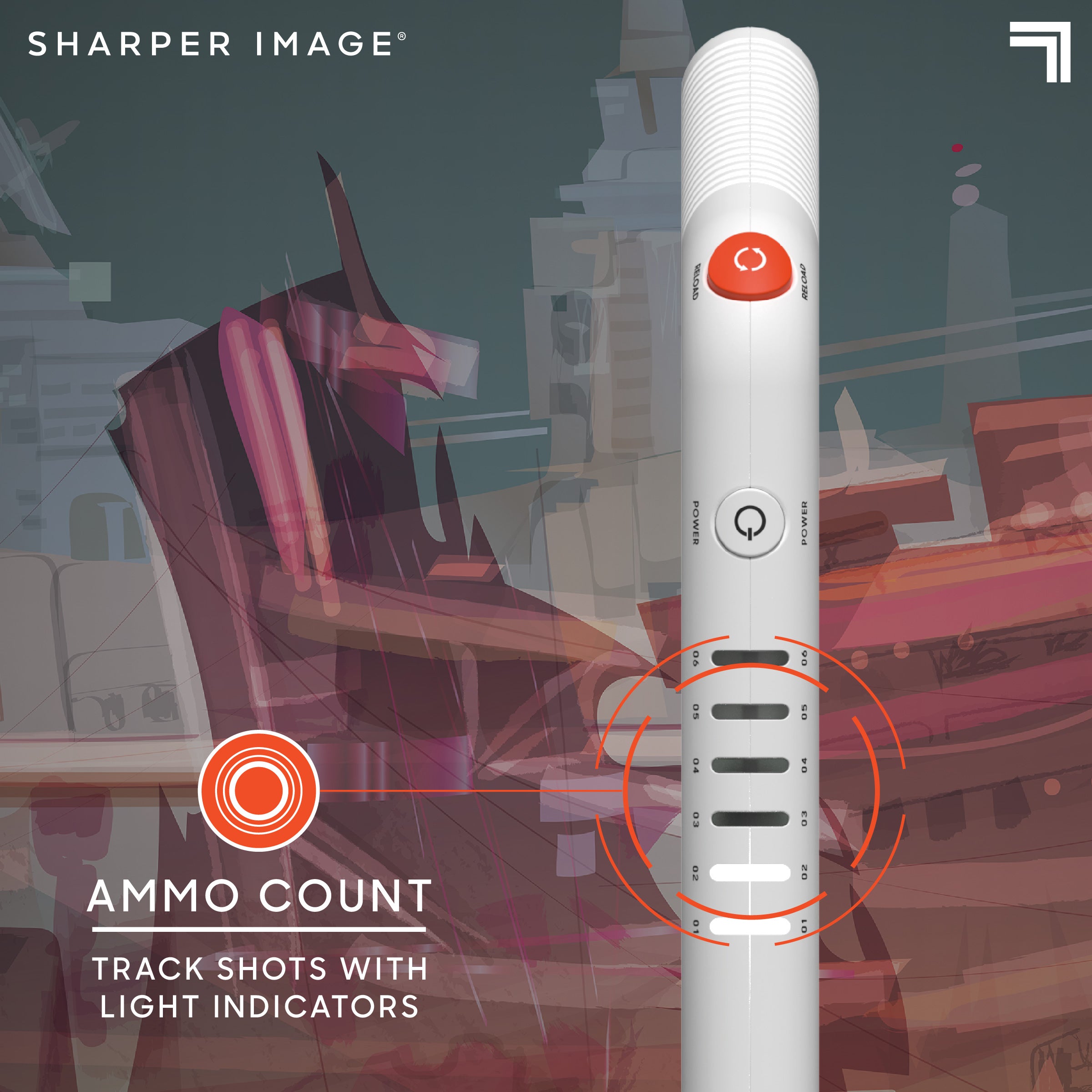 Sharper Image Laser Tag Handtank Blast Pack for Intense Team Battles