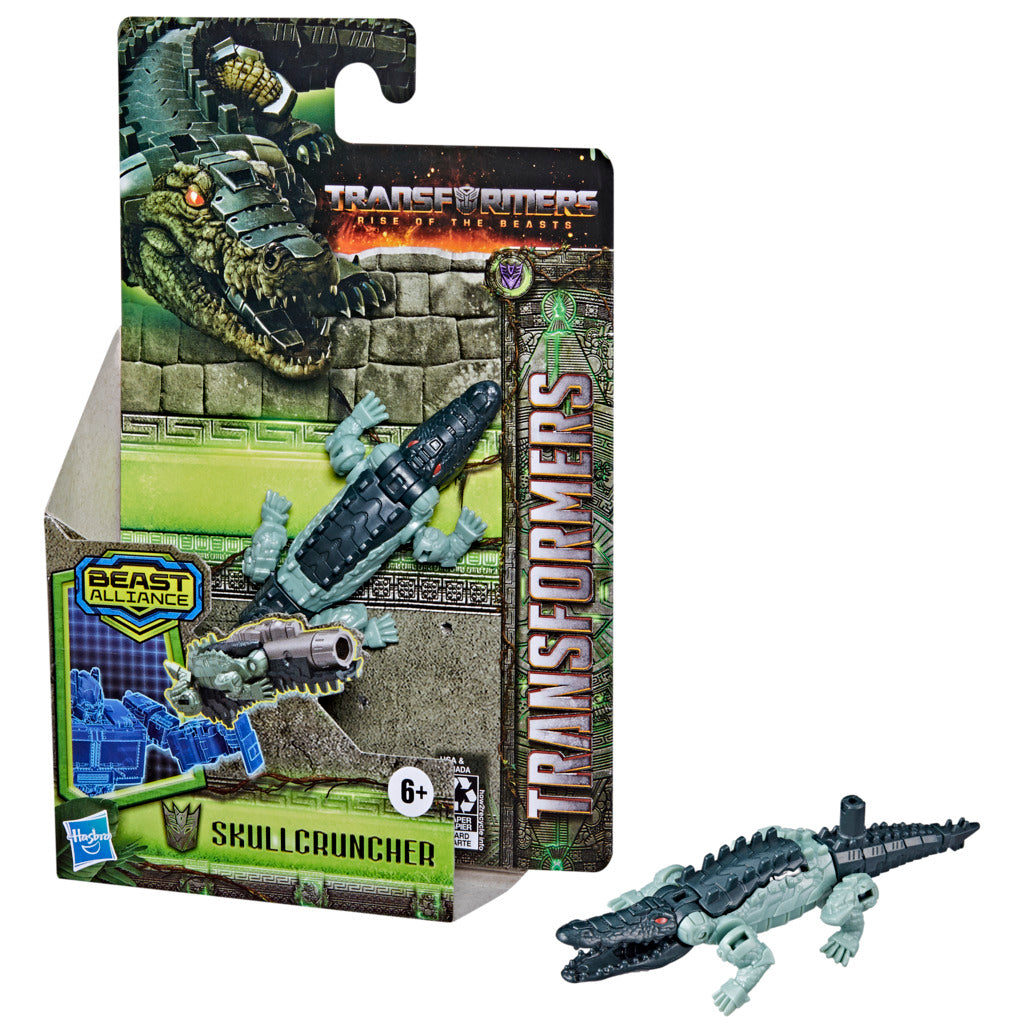 Hot! Transformers Rise Of The Beasts - Beast Battle Masters Skullcruncher Toy