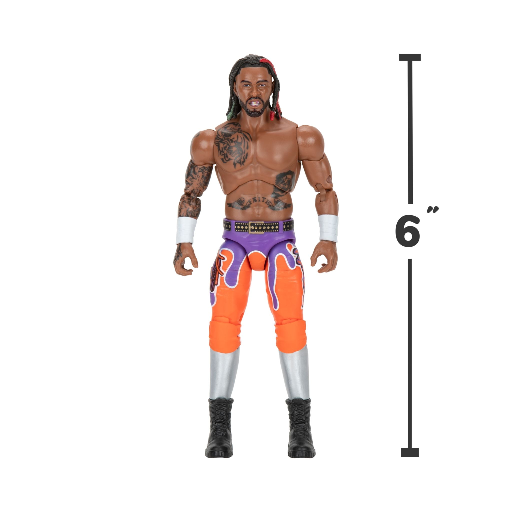 Hot Sale! 6.5-Inch AEW Unrivaled Collectible Action Figure - Swerve Strickland