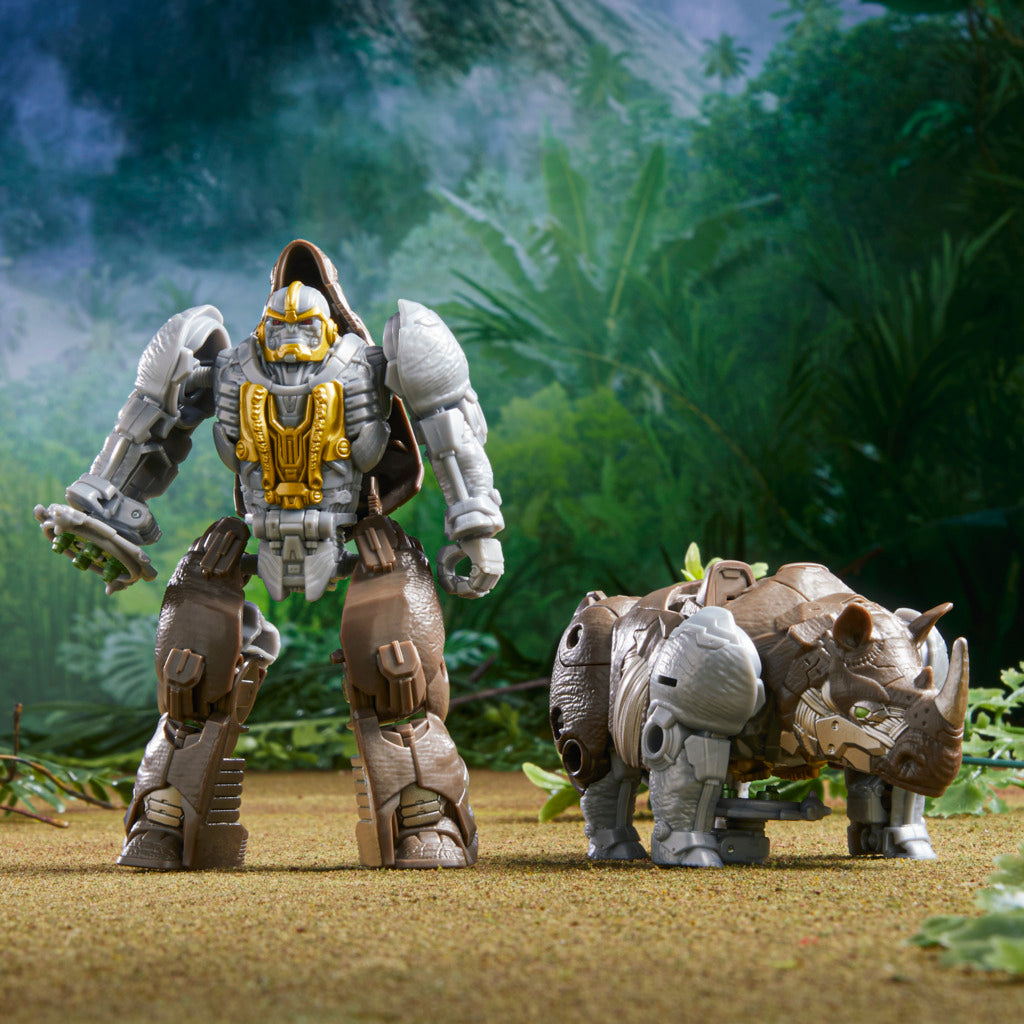 Hot! Transformers Rise Of The Beasts Beast Alliance Rhinox Battle Changers Figure