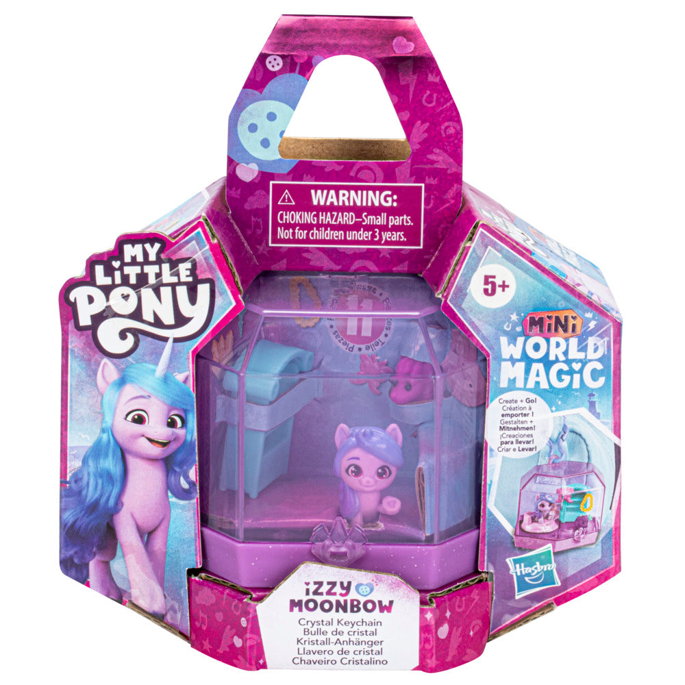 Hot Deal! My Little Pony Mini World Magic Crystal Keychain with Izzy Moonbow Figure