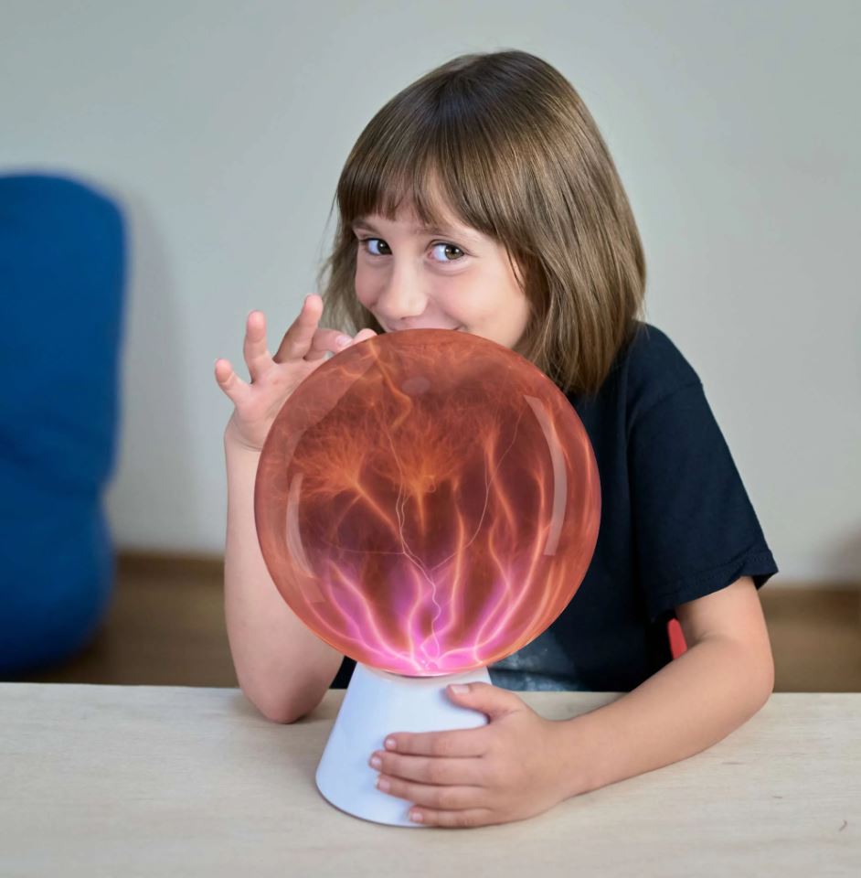 20cm Plasma Ball Tesla Lamp - A Mesmerizing Scientific Wonder