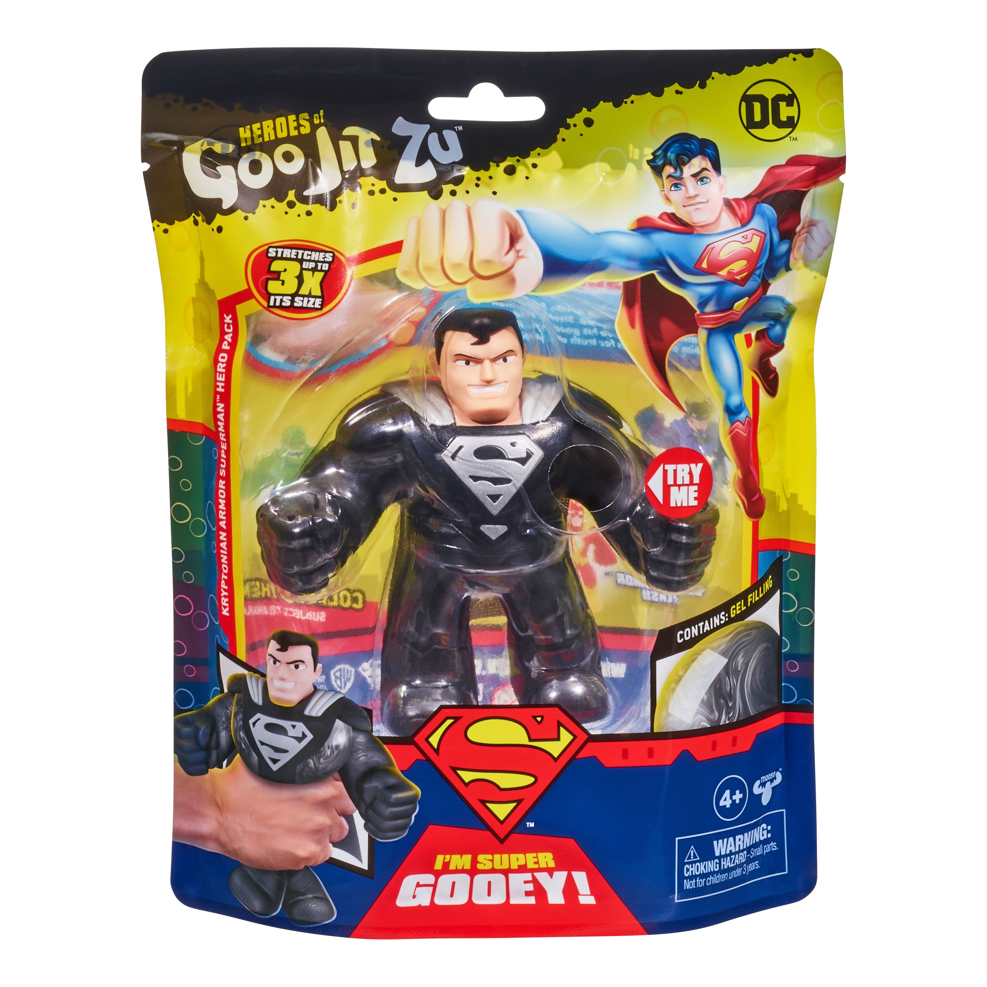 Hot Deal! Heroes Of Goo Jit Zu DC Season 4 Hero Pack - Kryptonian Steel Superman Figure