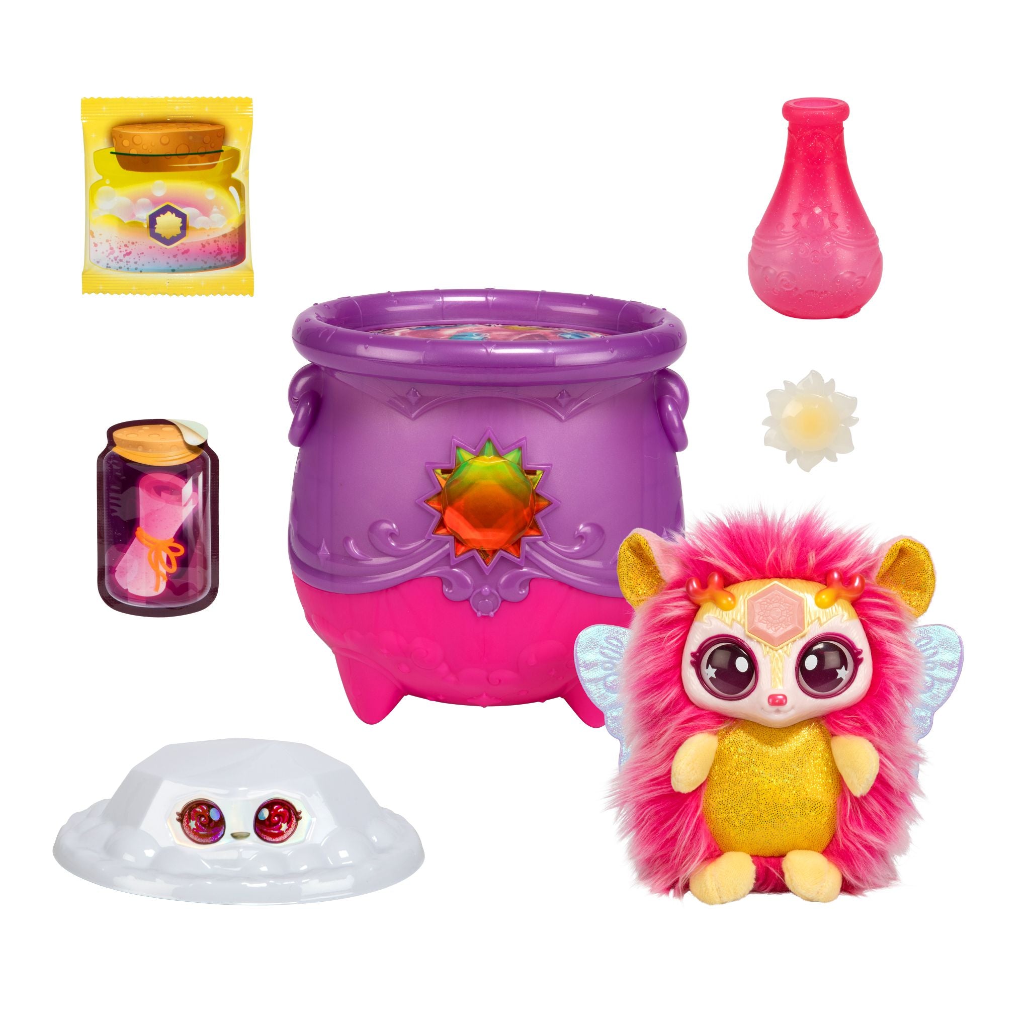 Hot Deal! Magic Mixies S4 Magical Gem Surprise Cauldron for Kids Aged 5+