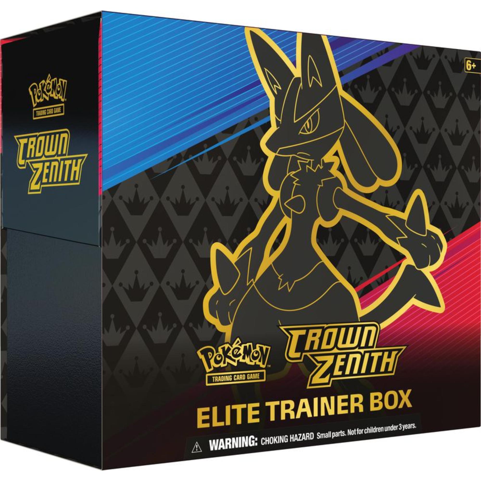 Hot Sale! Pokémon TCG Crown Zenith Elite Trainer Box for Card Game Enthusiasts