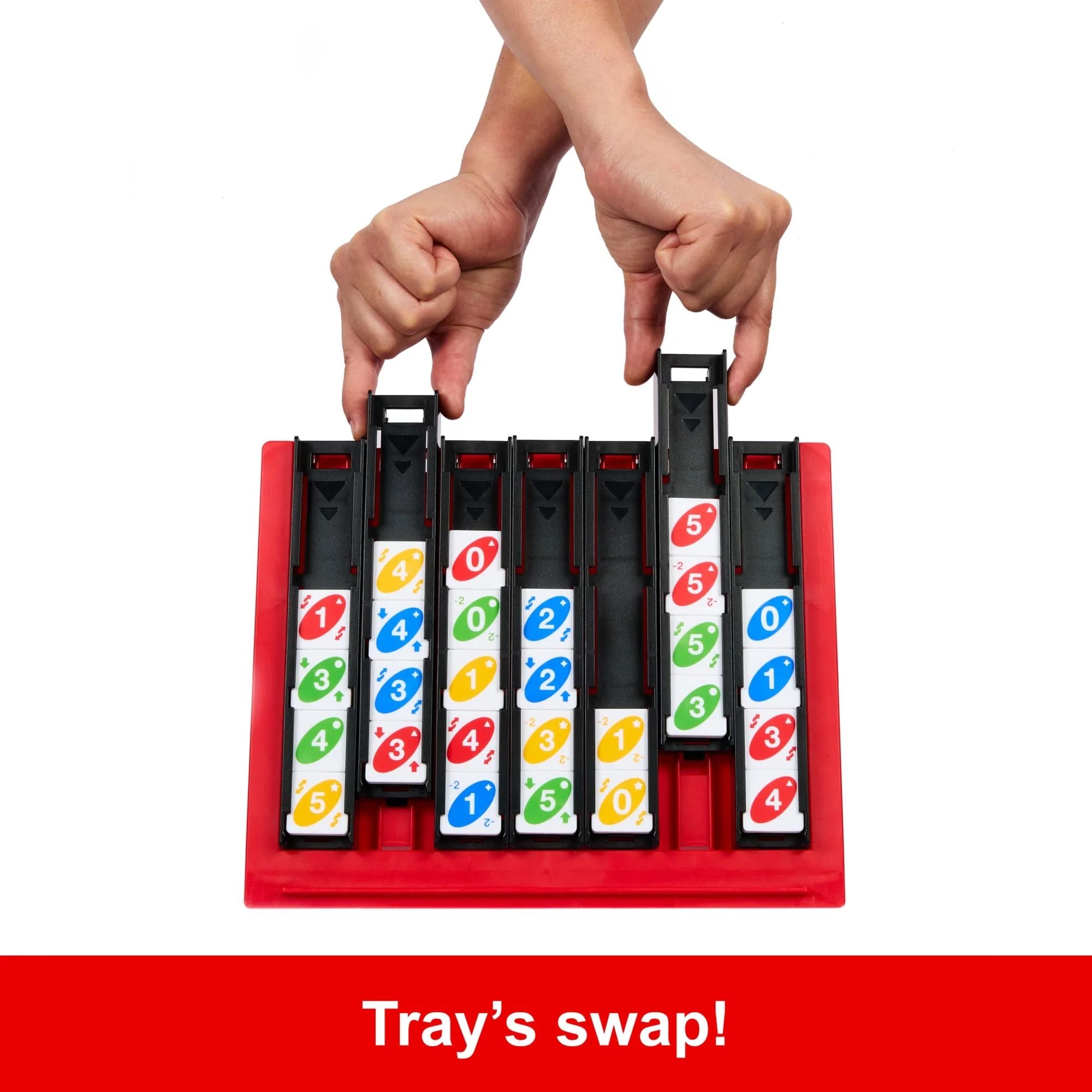 UNO Quatro - An Exciting Family Card Game Combining Four - in - a - Row and Color/Number Matching