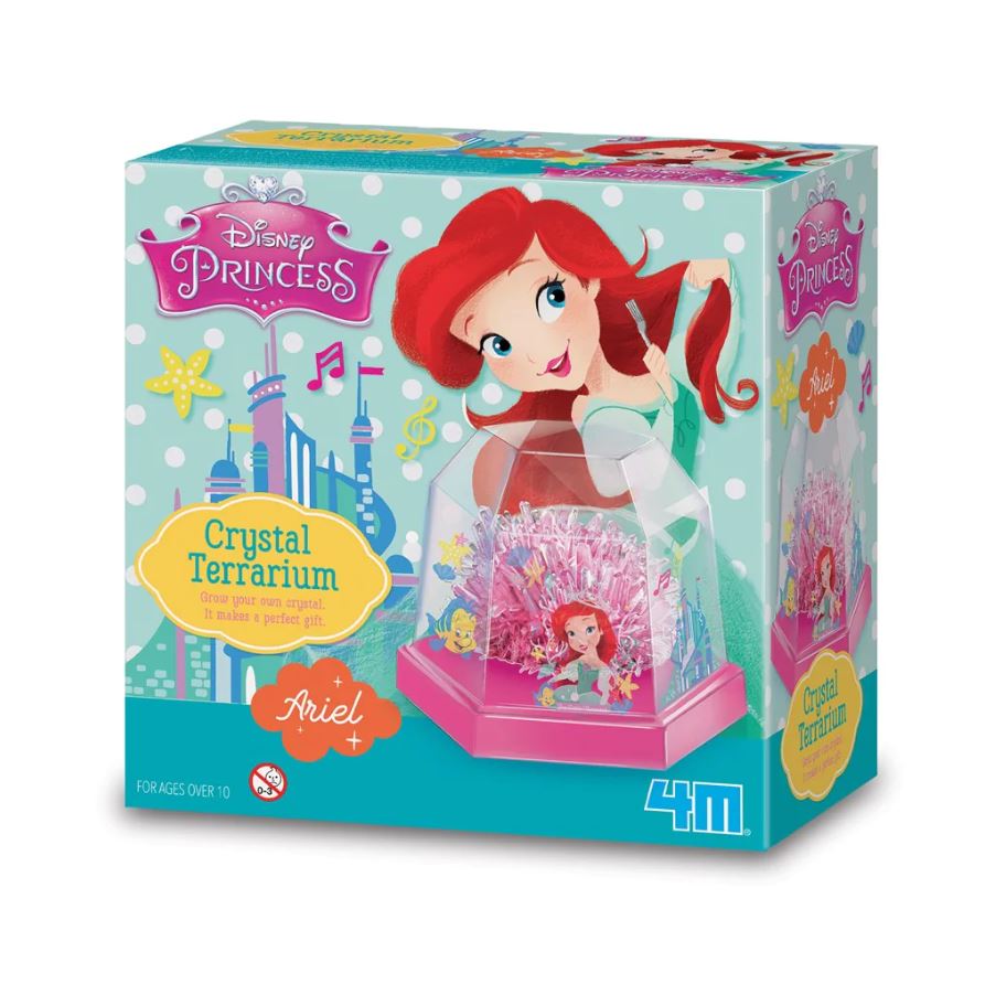 Hot! 4M Disney Ariel Crystal Terrarium Set