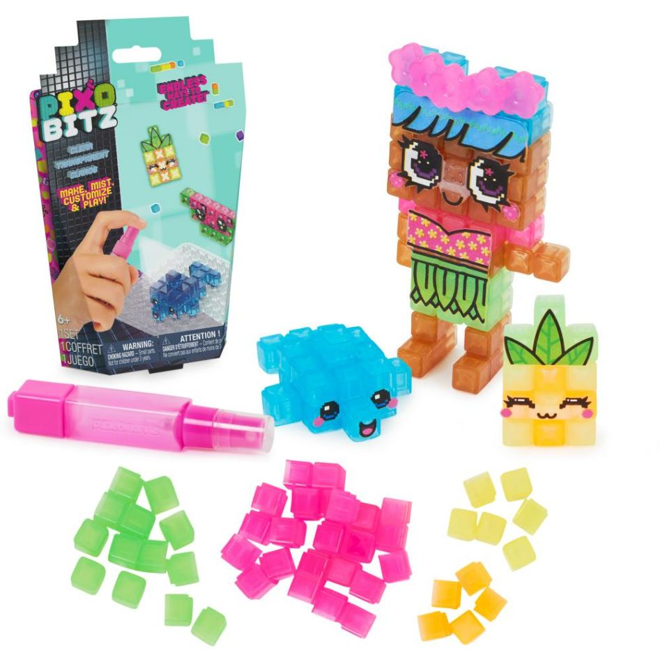 Amazing Pixobitz Clear Beads Pack for DIY 3D & 2D Pixel Art Creation
