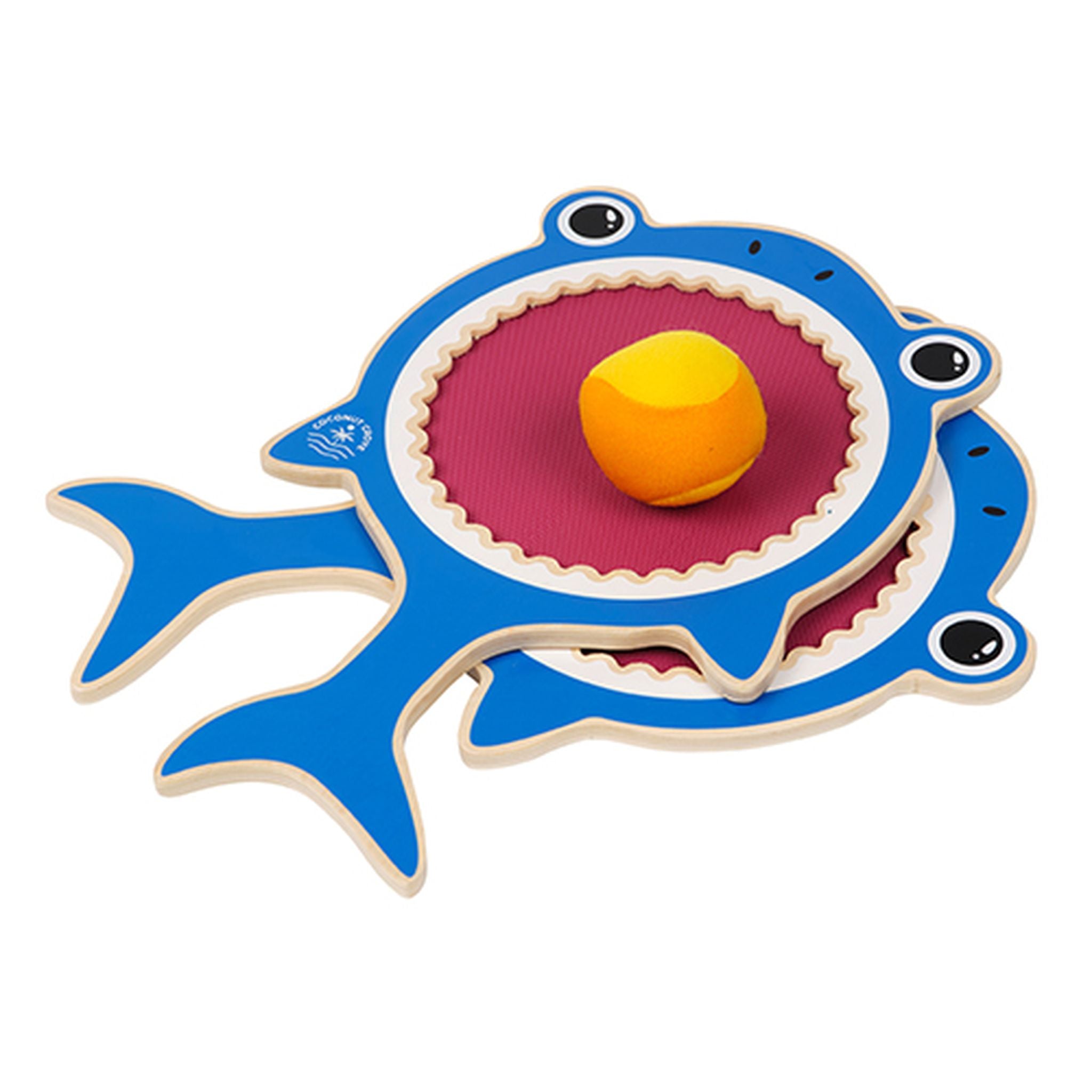 Hot Deal! Coconut Grove Kids' Catch Paddles - Finn The Shark for Summer Fun