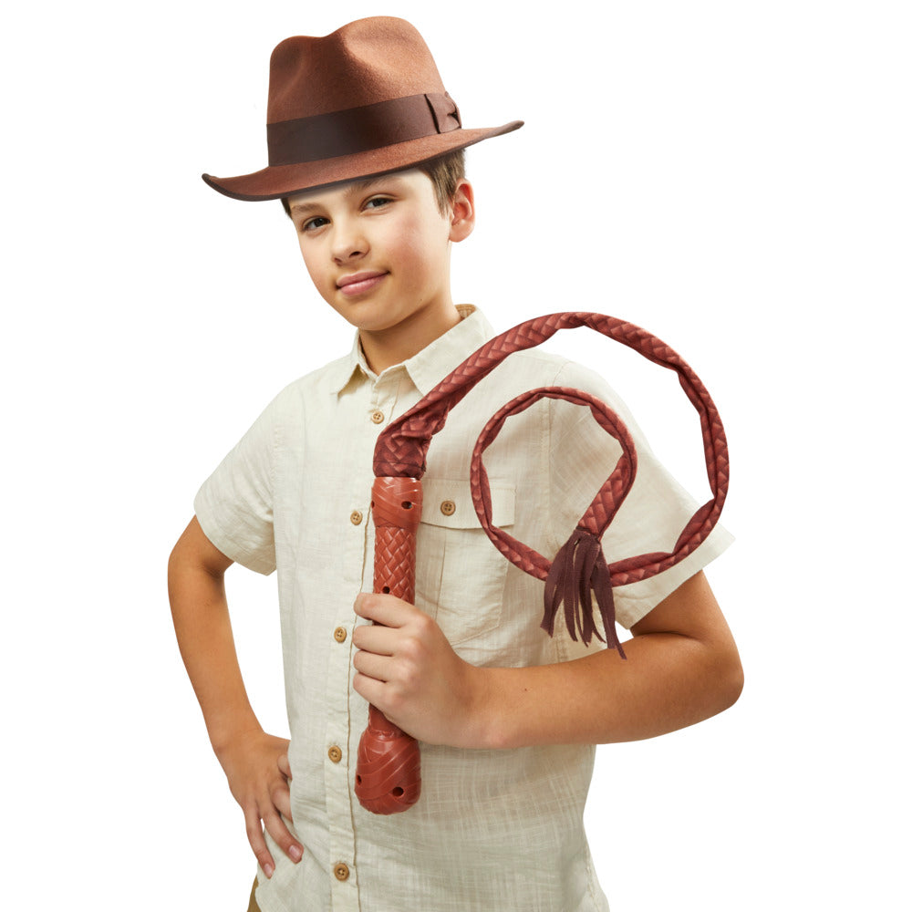 Indiana Jones Soft Roleplay Action-Crackin' Whip Over 3 Feet Long