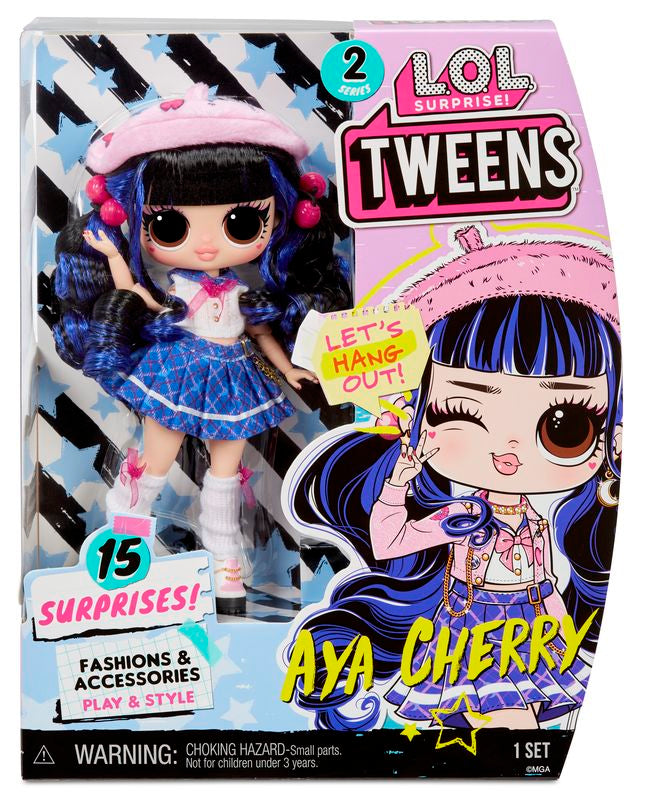 L.O.L. Surprise Tweens Season 2 Fashion Doll - Aya Cherry with 15 Surprises