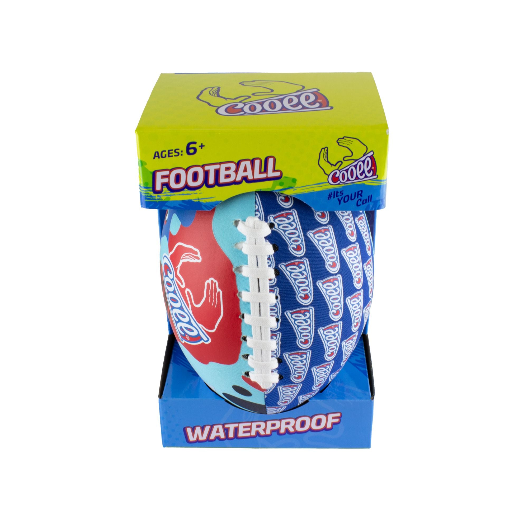 9-Inch Cooee Football with Assorted Vibrant Styles
