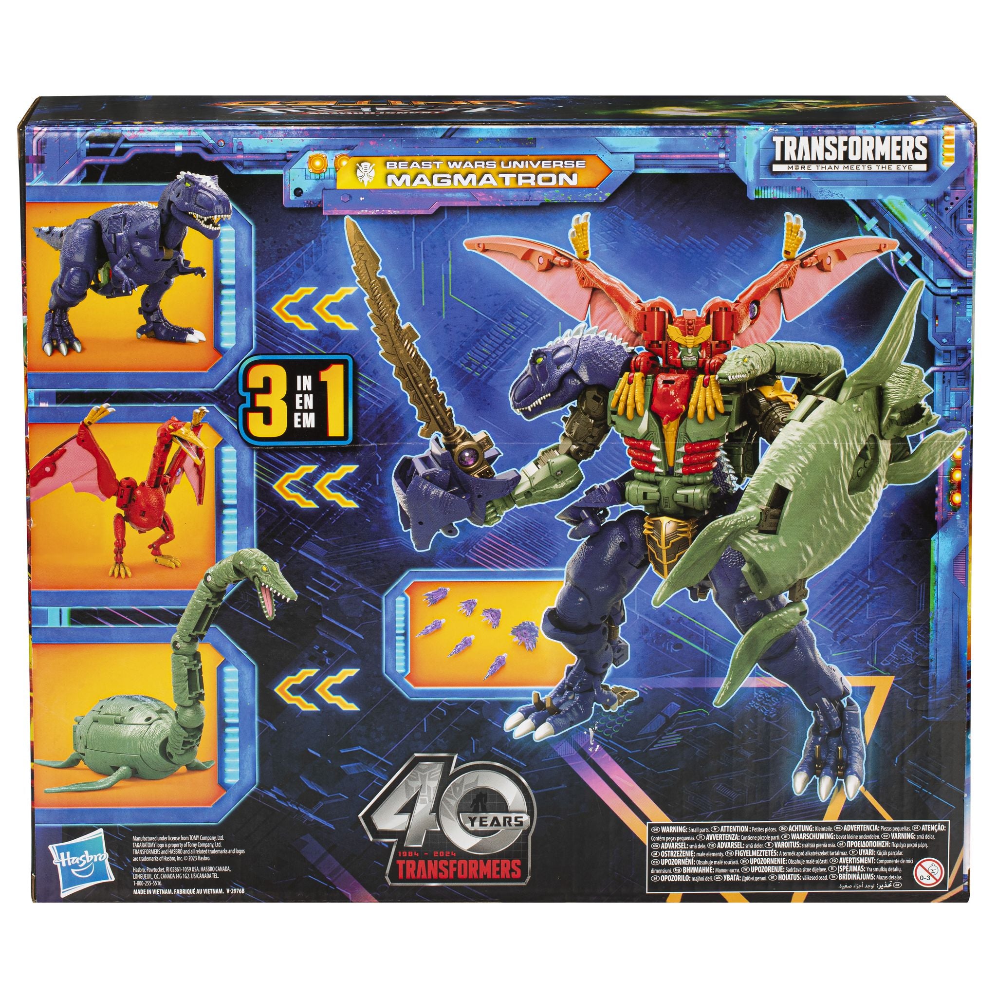 Transformers Legacy United Commander Class Beast Wars Magmatron: 3 - in - 1 Convertible Toy