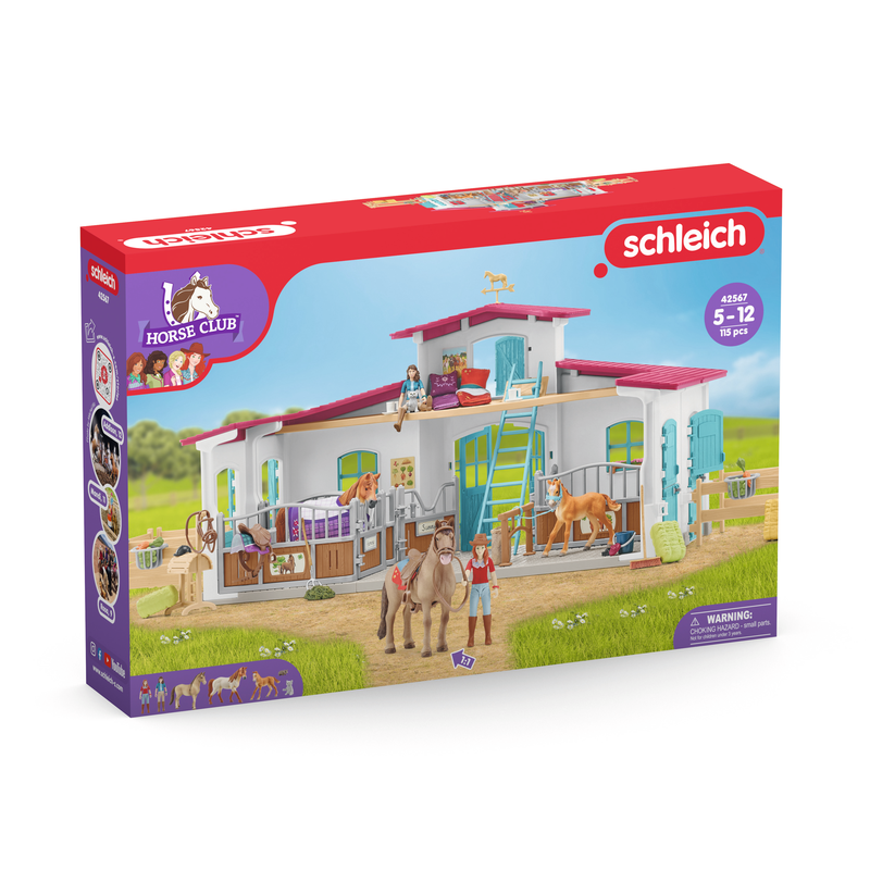 Hot Deal! Schleich Lakeside Riding Centre Playset for Horse Club Enthusiasts