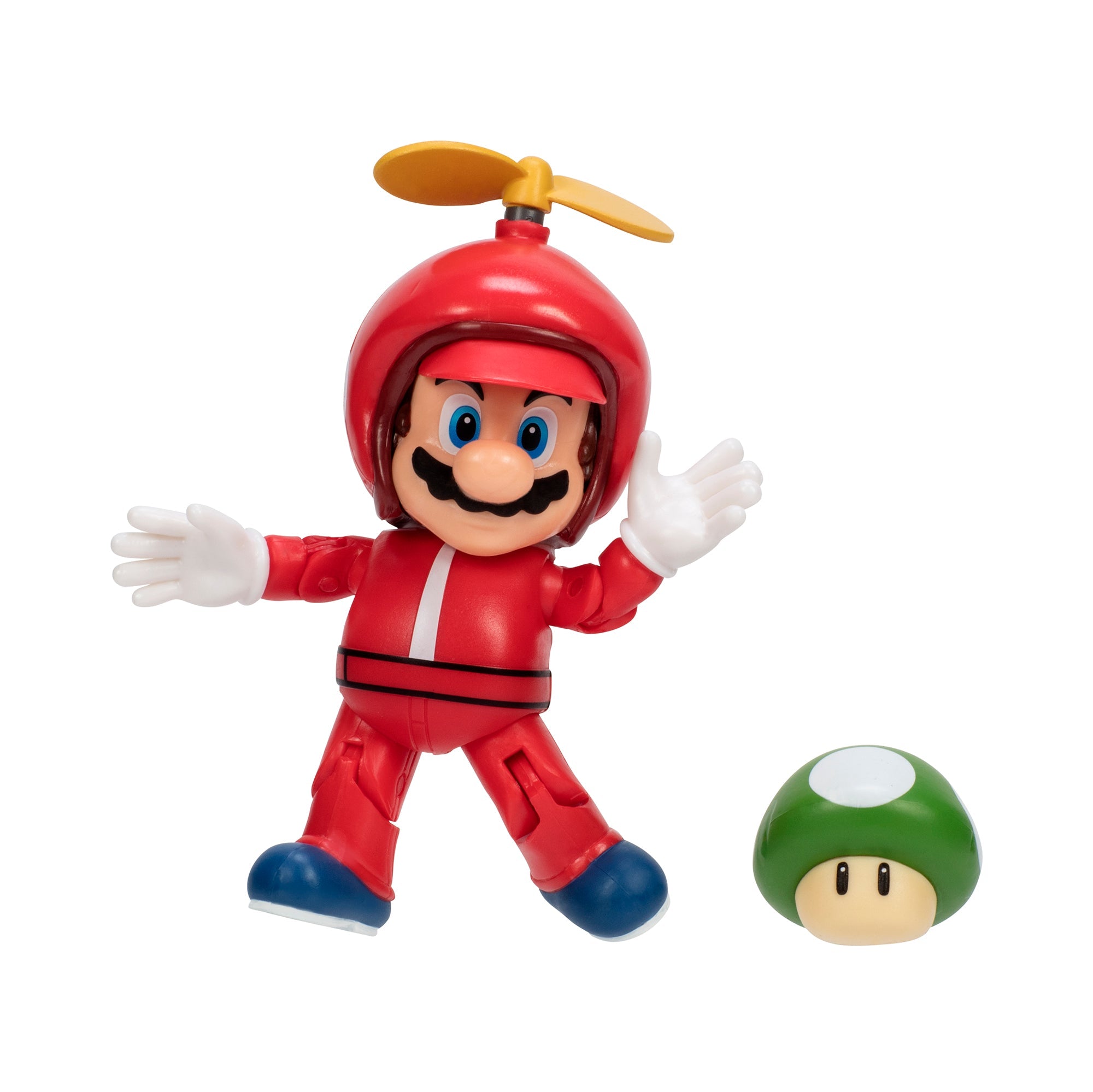 Hot! 4-Inch Super Mario Propeller Mario Figure