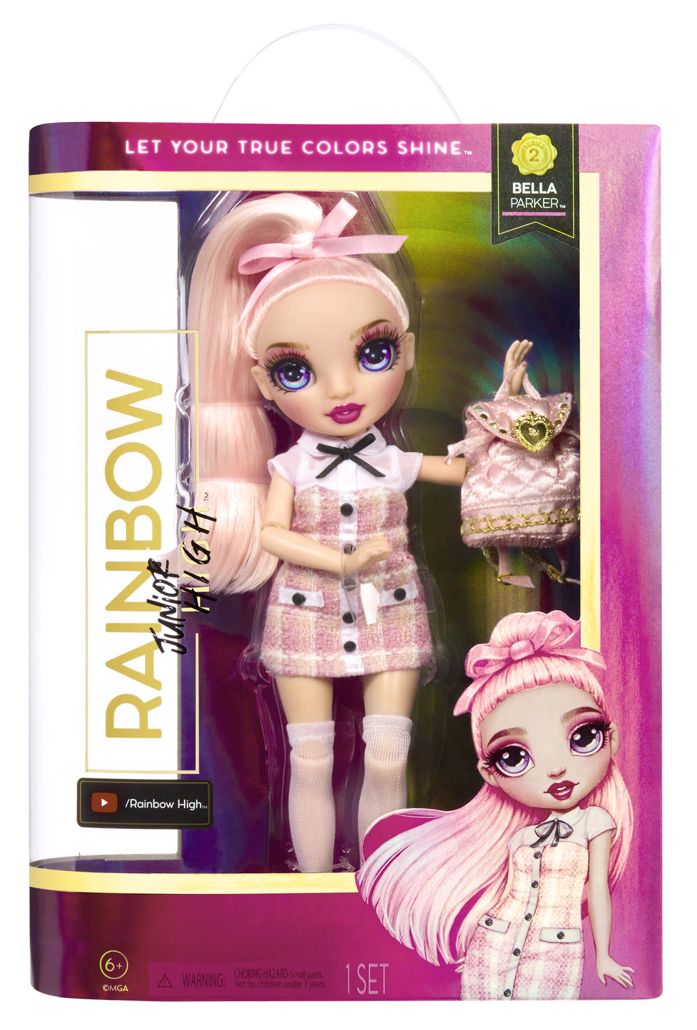 Hot! Rainbow High Junior High Fashion Doll Series 2 - Bella Parker