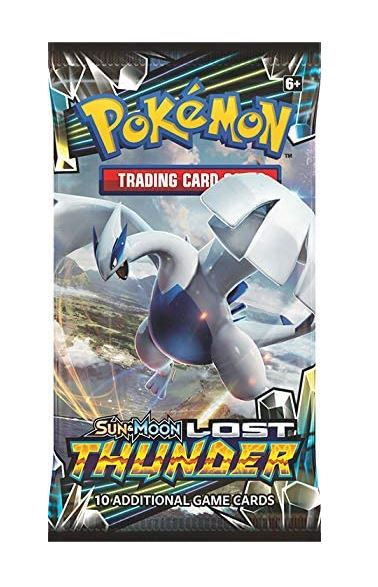 Hot Deal! Pokemon Trading Card Game Sun And Moon Lost Thunder Booster Packs