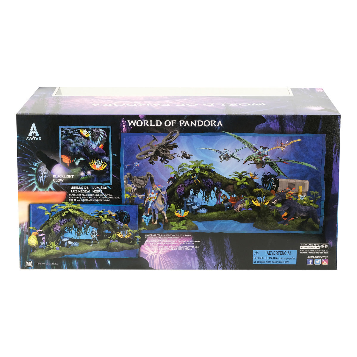 Hot! Disney Avatar W.O.P Deluxe Set - Build Your Own Omatikaya Forest in Pandora World