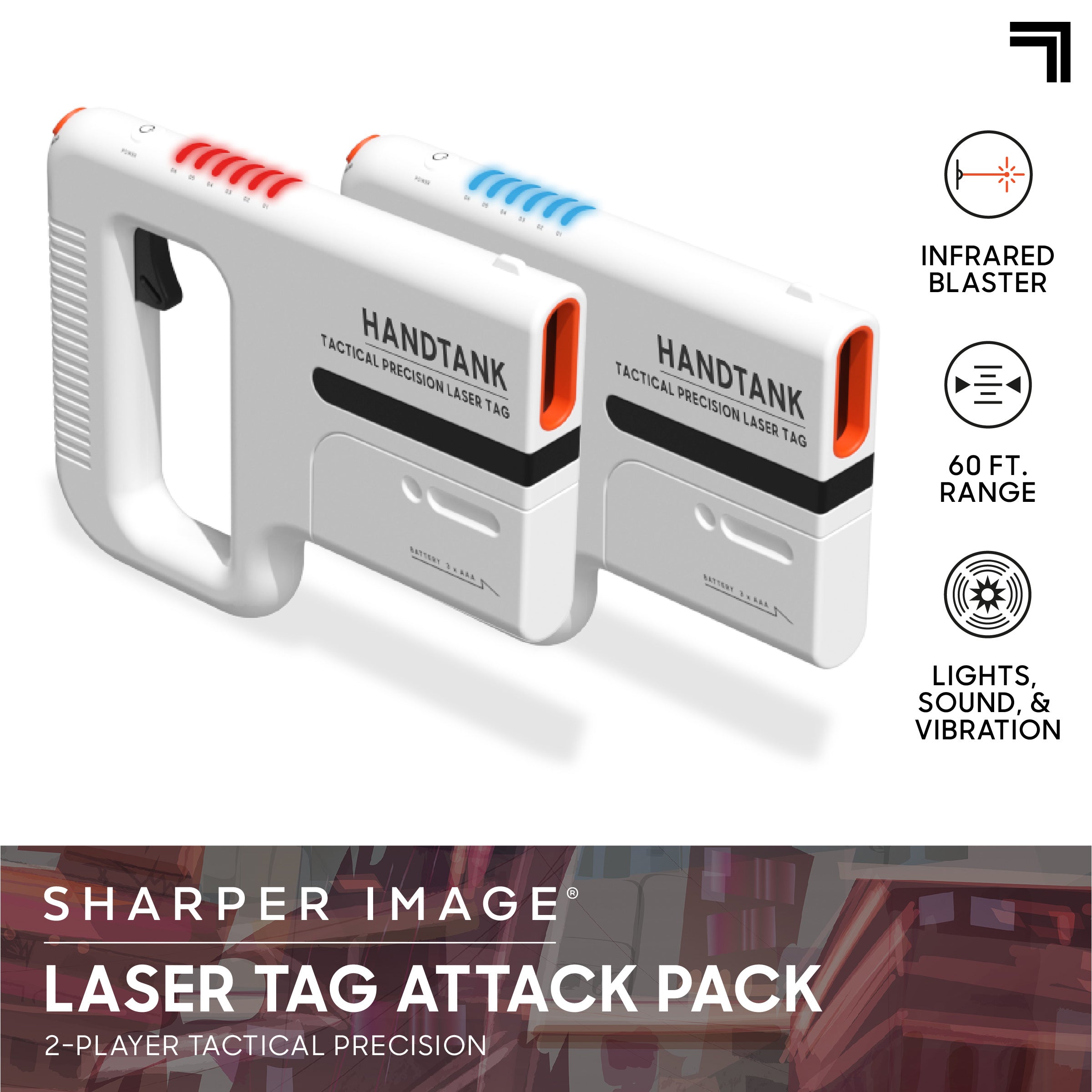 Sharper Image Laser Tag Handtank Blast Pack for Intense Team Battles