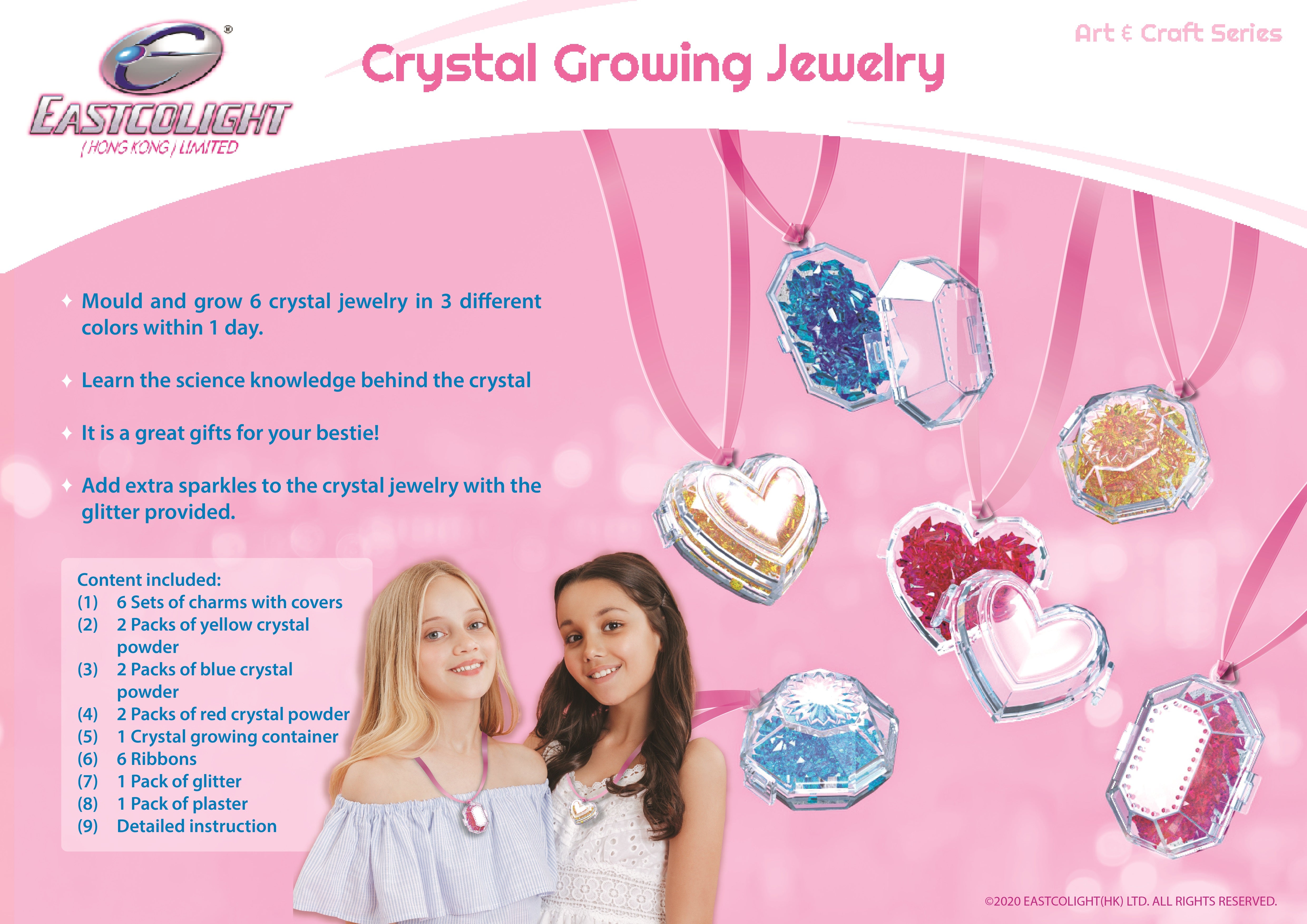 Exclusive Creative DIY Crystal Growing Jewelry Kit