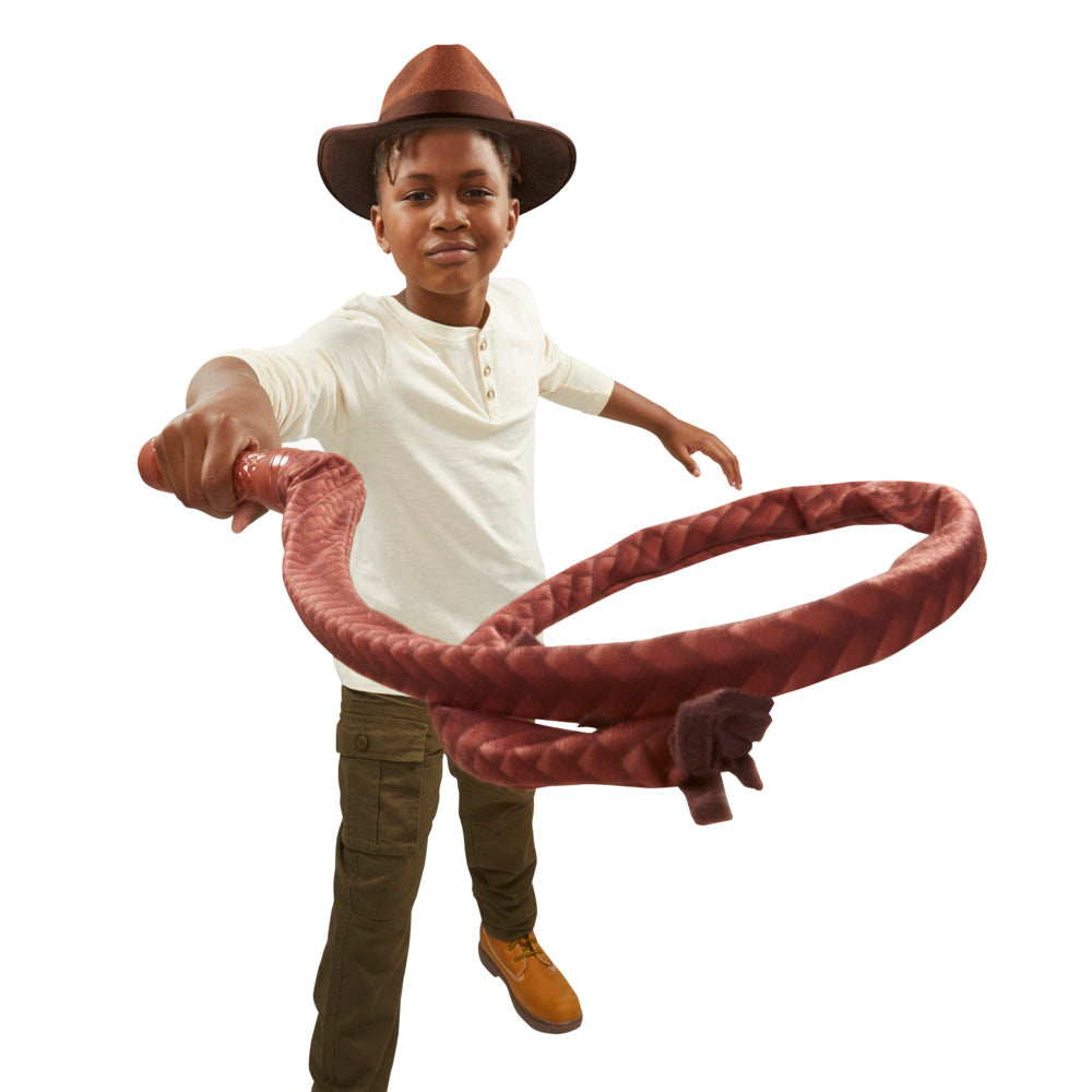 Indiana Jones Soft Roleplay Action-Crackin' Whip Over 3 Feet Long