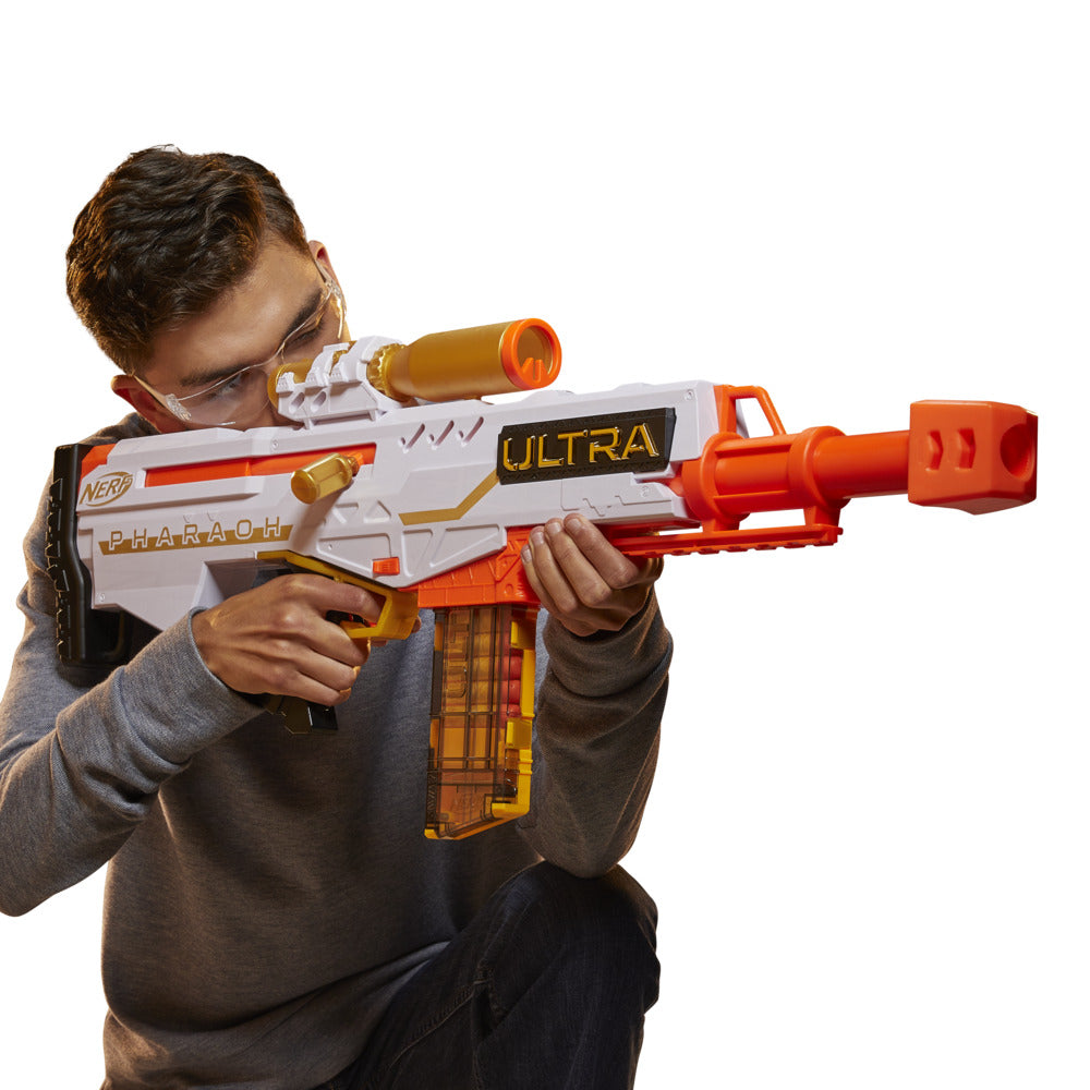 Nerf Ultra Pharaoh Gold-Accented Dart Blaster with 10 Special Edition Gold Darts