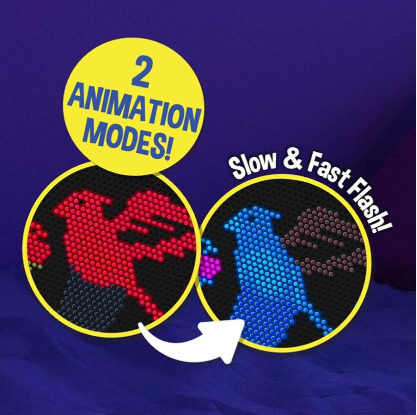 High - Definition Oval Lite Brite with More Holes and Pegs