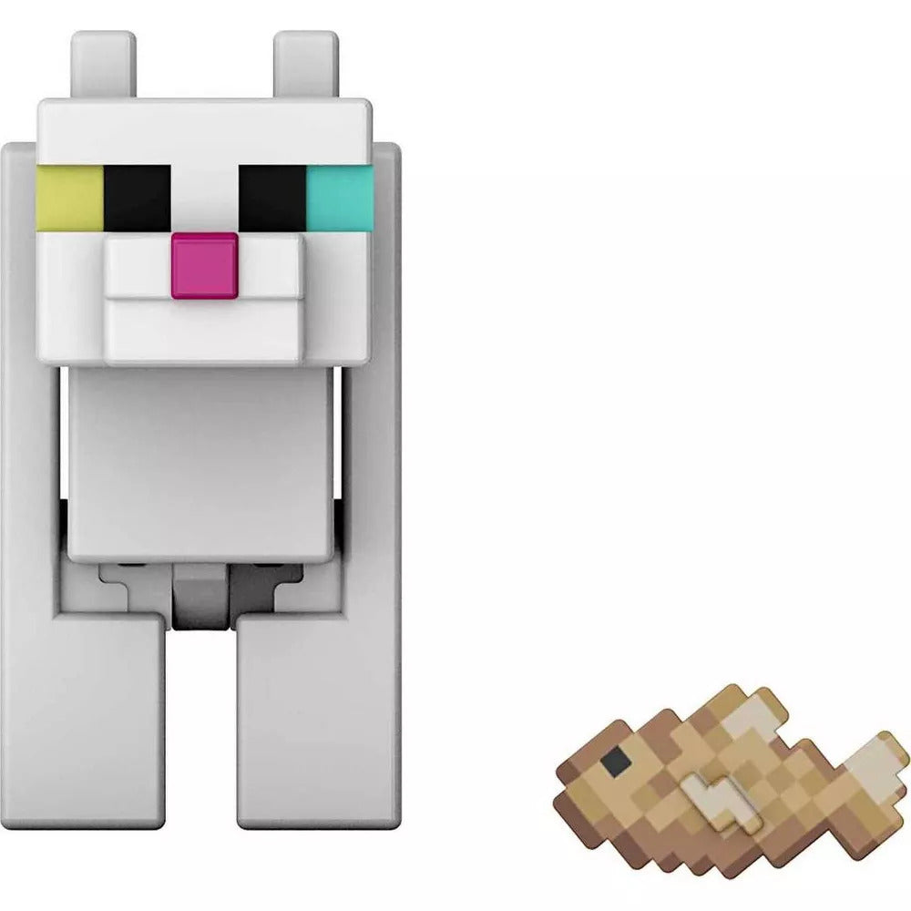 Hot! Minecraft White Cat Build - A - Portal Figure