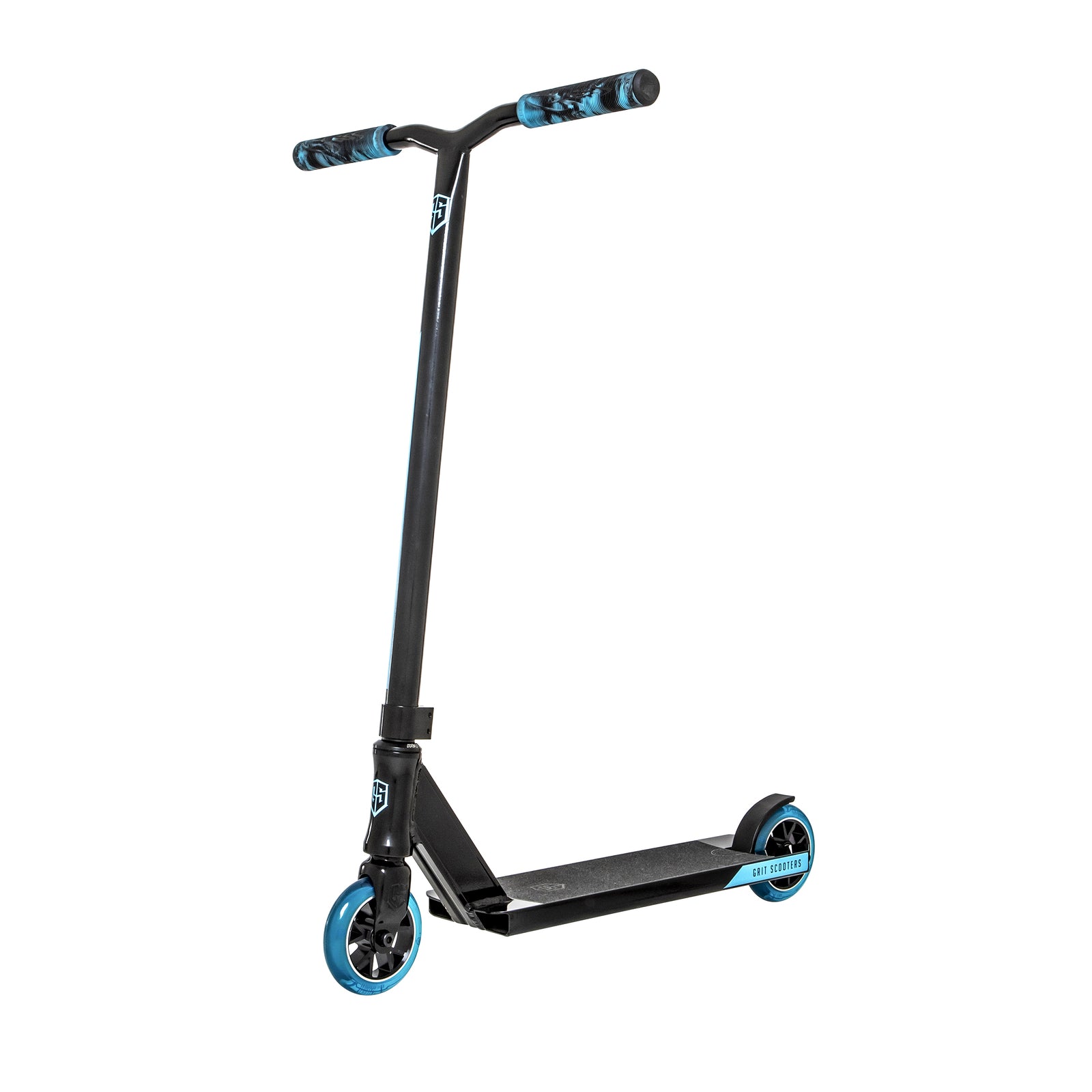 Grit Fluxx Scooter - Black with Blue, Ideal for Beginner to Expert Riders