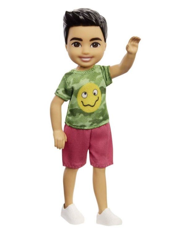 Hot! Barbie Club Chelsea Boy Doll with Camo T-Shirt