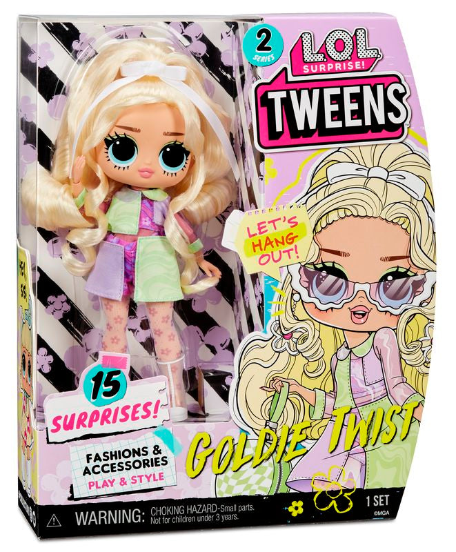 Hot! L.O.L. Surprise Tweens S2 - Goldie Twist Fashion Doll