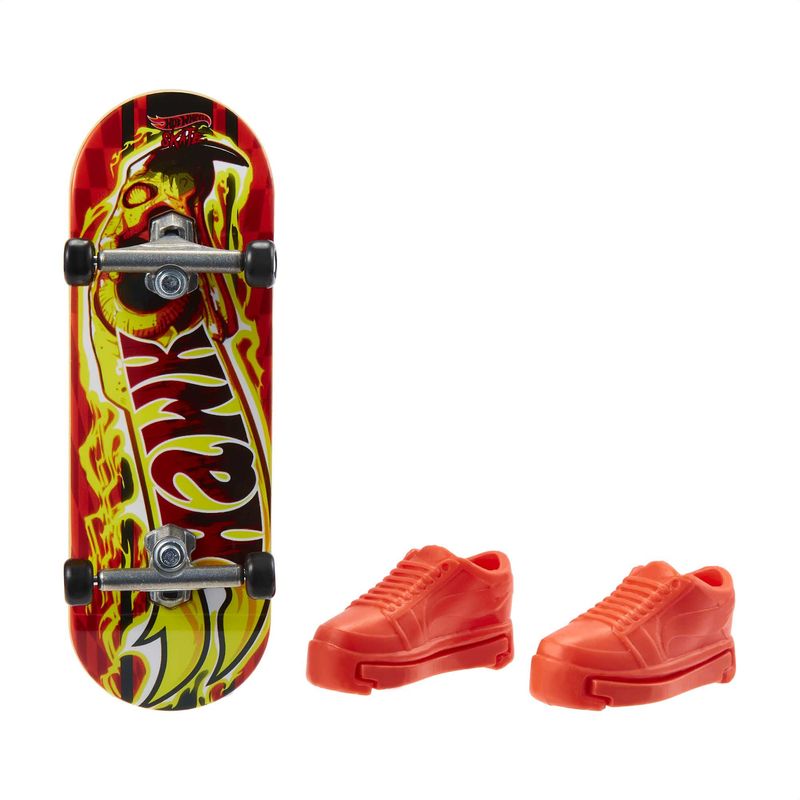 Hot Wheels Skate Fingerboard Single Pack - Abstrakt 5/5 Wildfire Freestyle - Great Gift for Kids