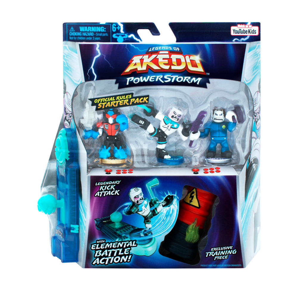 Akedo S4 Powerstorm Starter Pack - Official Rules with Kick Attack Action