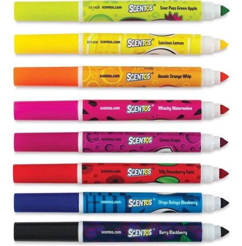 8-Pack Scented Markers by Scentos for Creative Fun