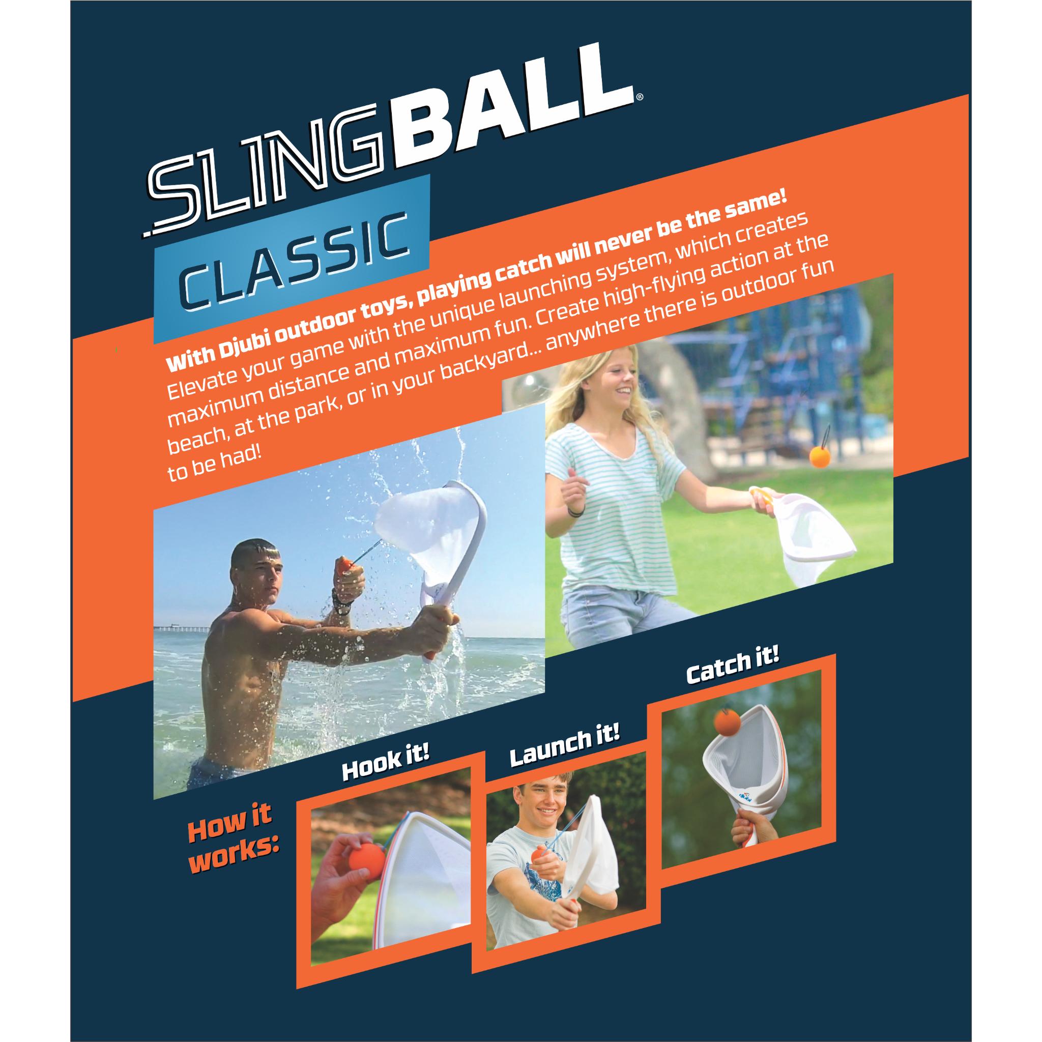 Hot Sale! Classic Djubi Slingball - The Original and Ultimate Catch Game
