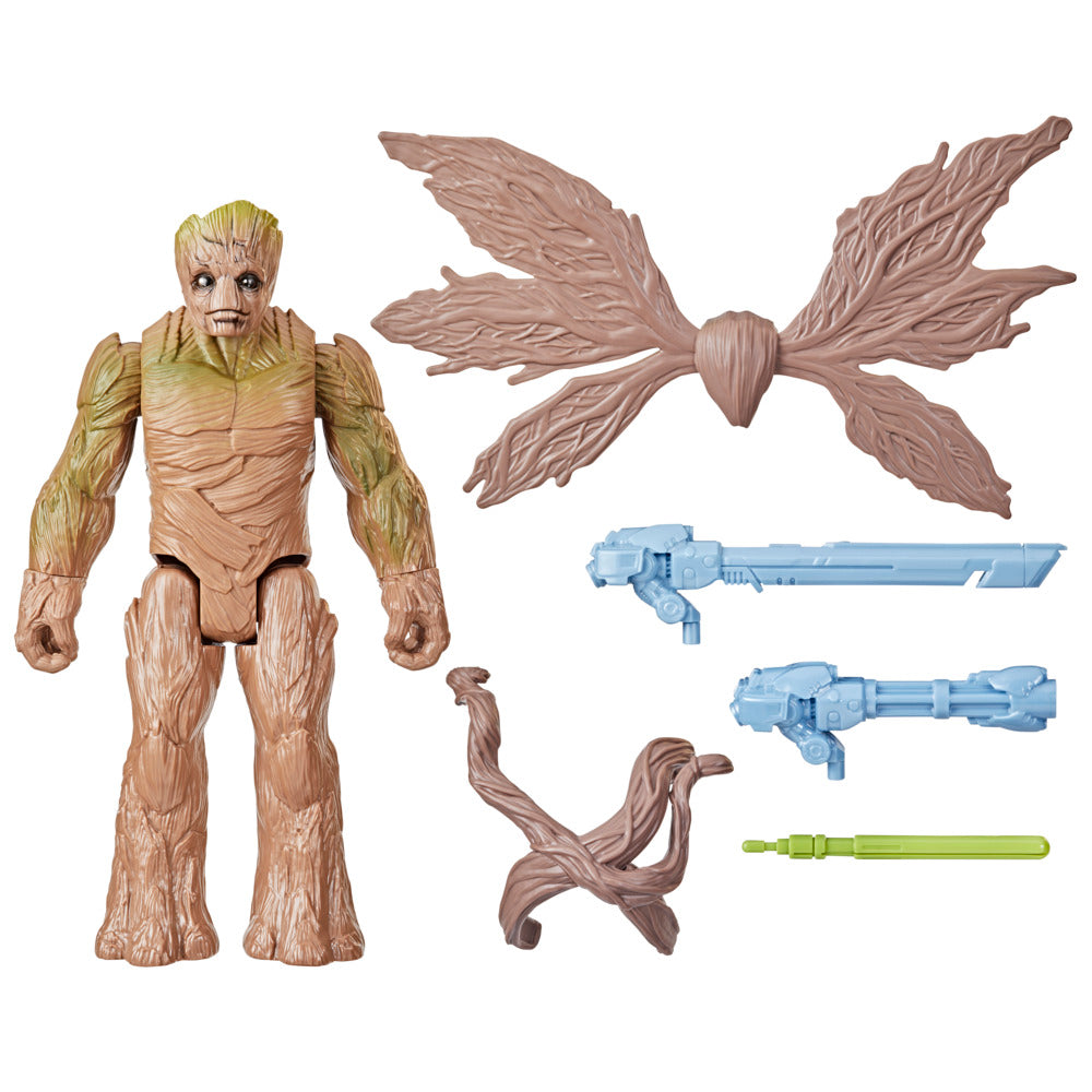 Marvel Guardians of the Galaxy Vol. 3 Titan Hero Series Deluxe Blast 'N Battle Groot Figure