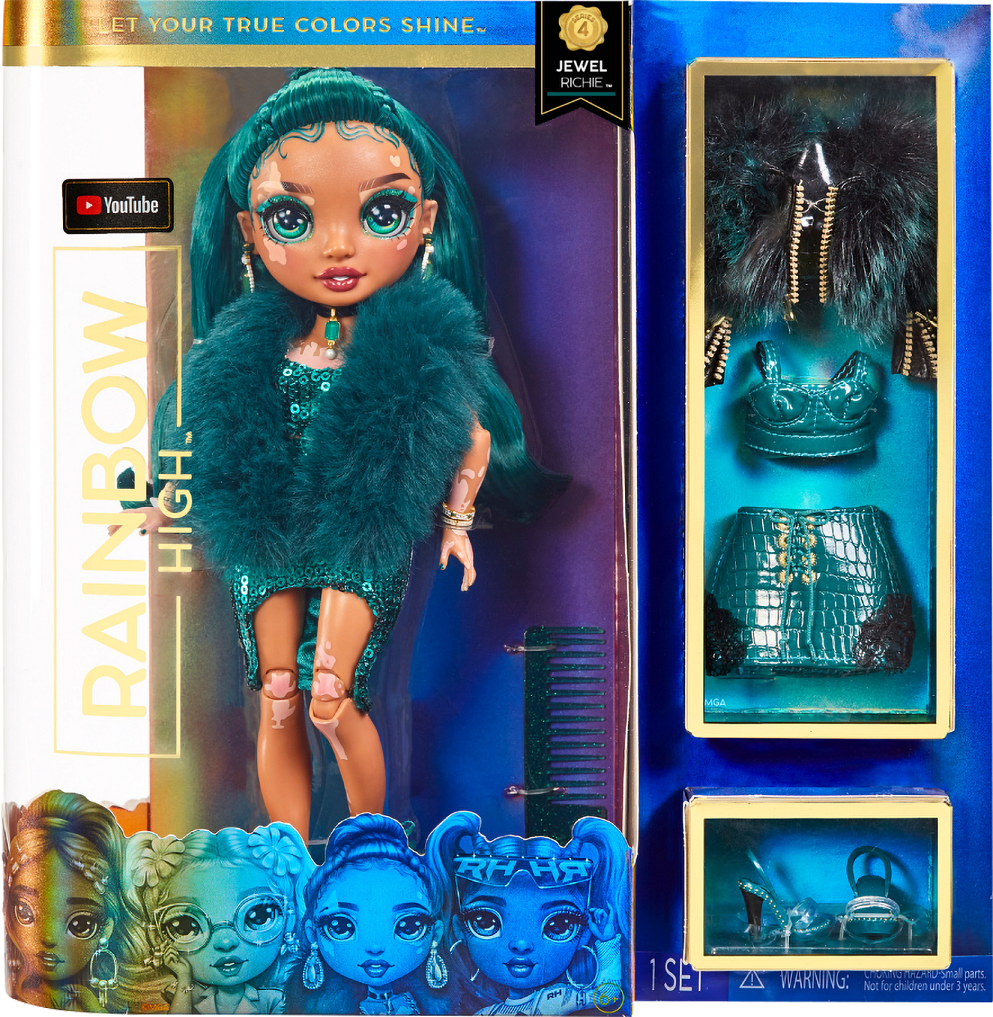 Rainbow High Fashionable Doll - Jewel Richie with Fabulous Style