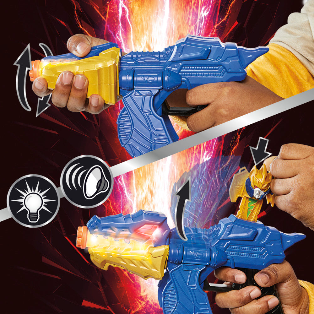 Hot Sale! Power Rangers Dino Fury Gold Fury Blade Blaster Costume Toy for Kids