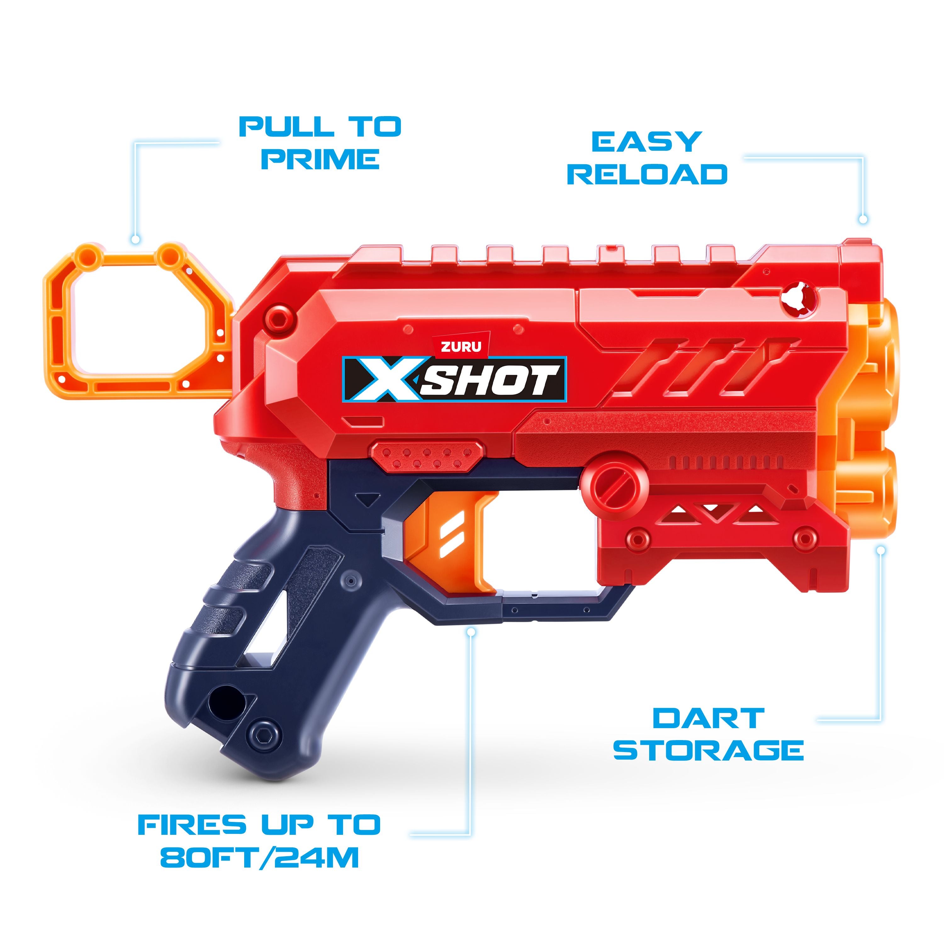 ZURU X Shot Excel Micro 2.0: 8-Dart Power Pack