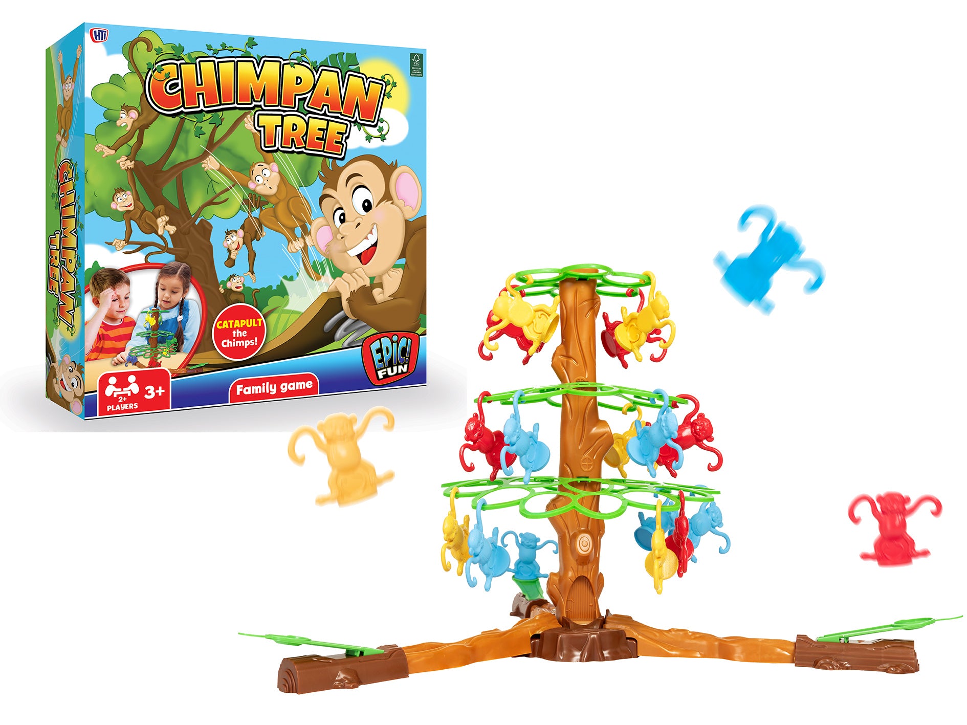 Exciting Chimp Tree Catapult Game