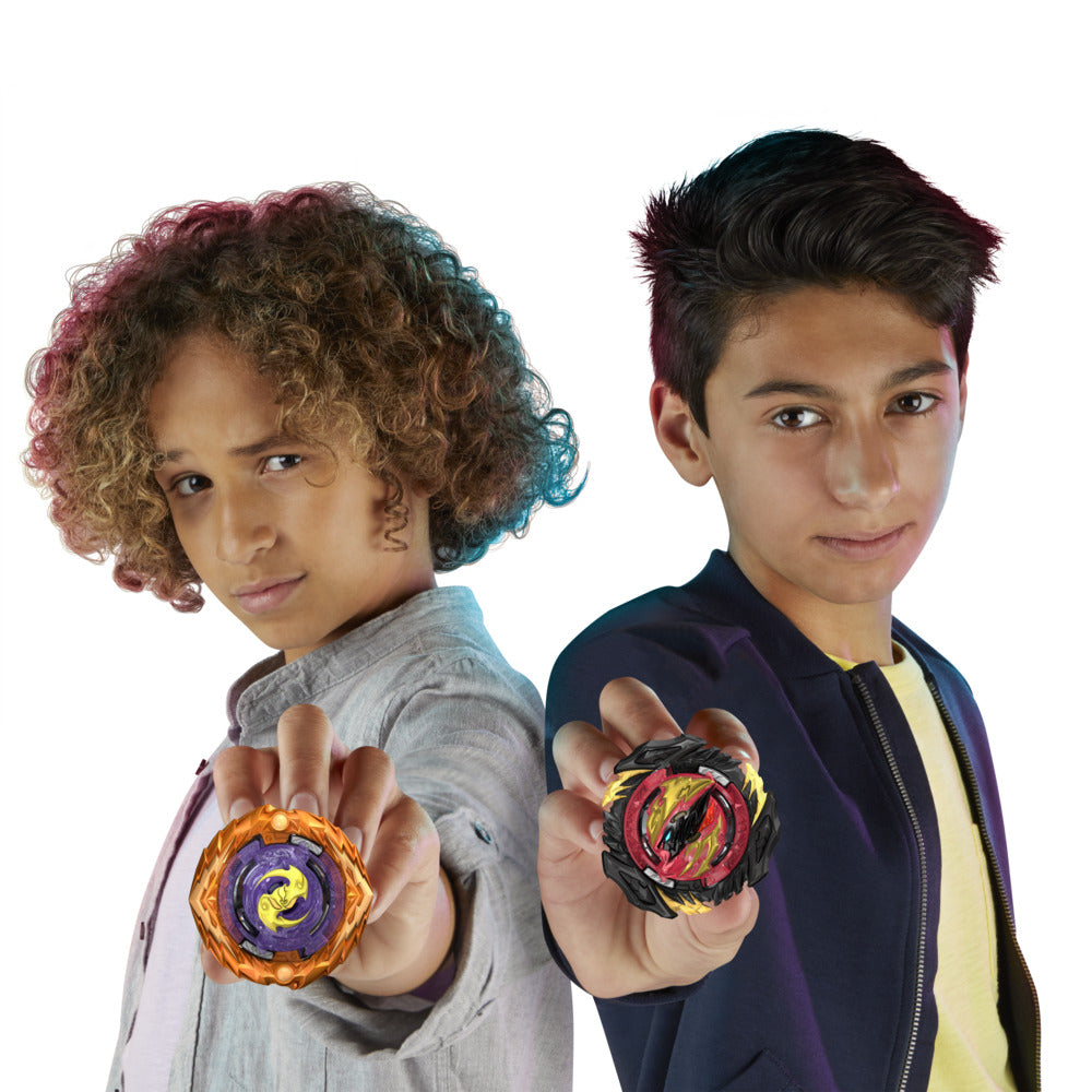 Hot! Beyblade Burst QuadStrike Thunder Edge Battle Set