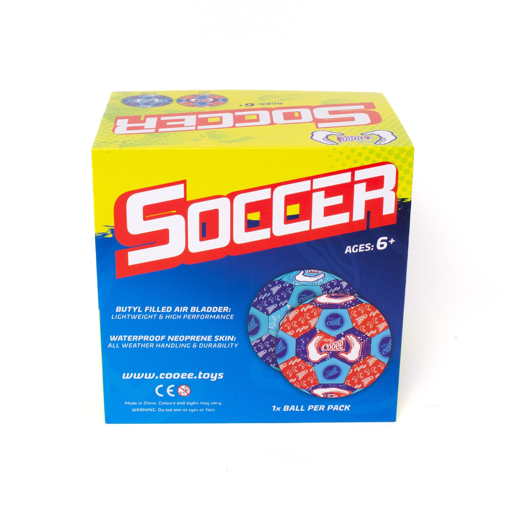 Best - Selling Cooee Neoprene Size 5 Blue Soccer Ball for All Ages