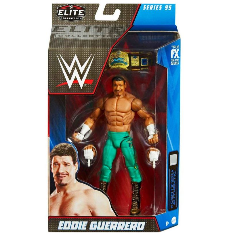 WWE Elite Series 95 Action Figure - Authentic Eddie Guerrero Collectible